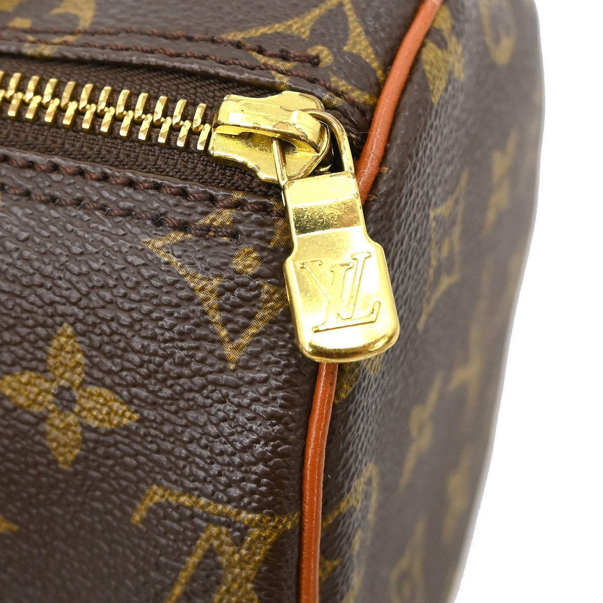 Louis Vuitton Papillon Handbag Monogram Canvas Brown Canvas Handbag (Pre-Owned)