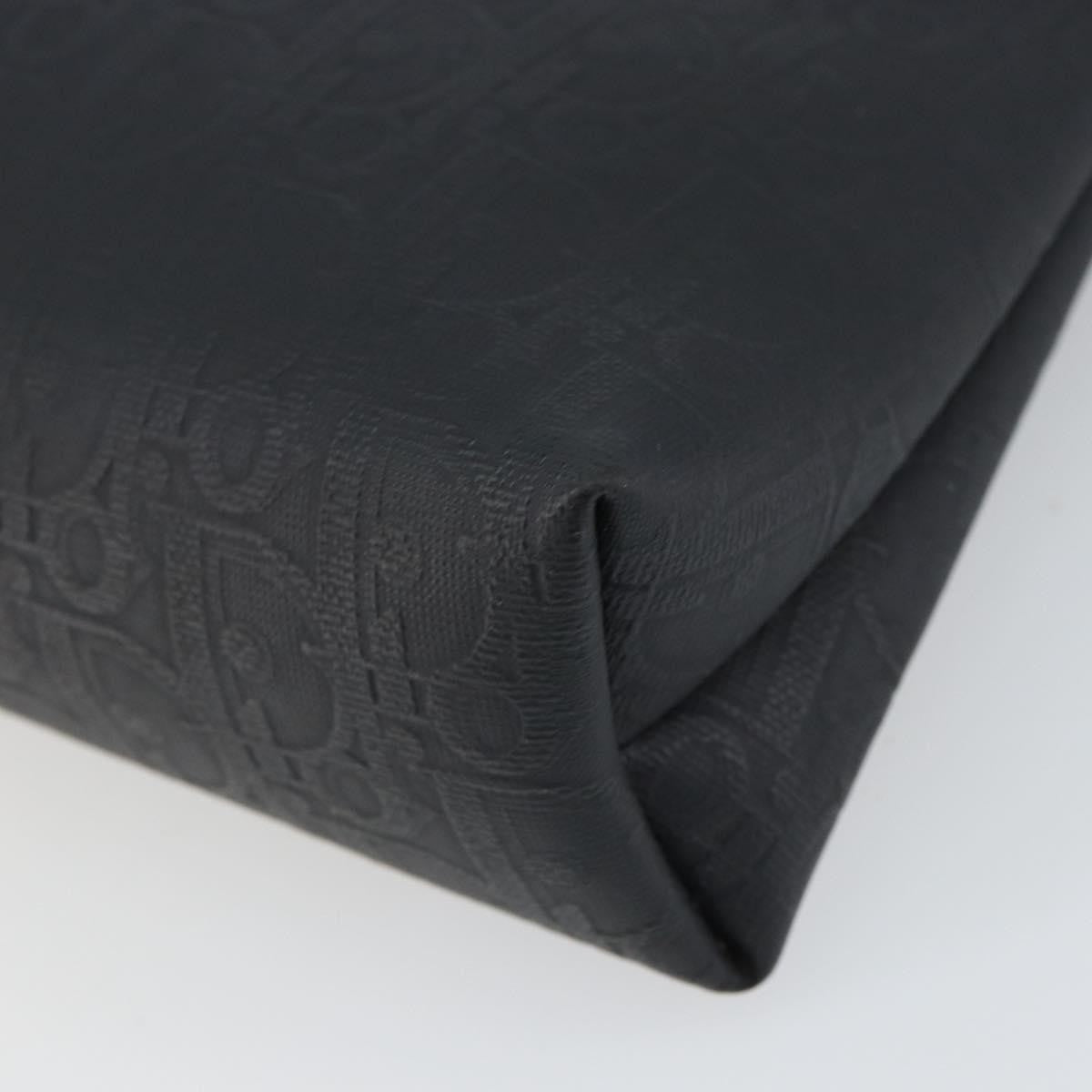 Christian Dior Trotter Pouch Canvas Black Canvas Clutche & Pouche Bag (Pre-Owned)