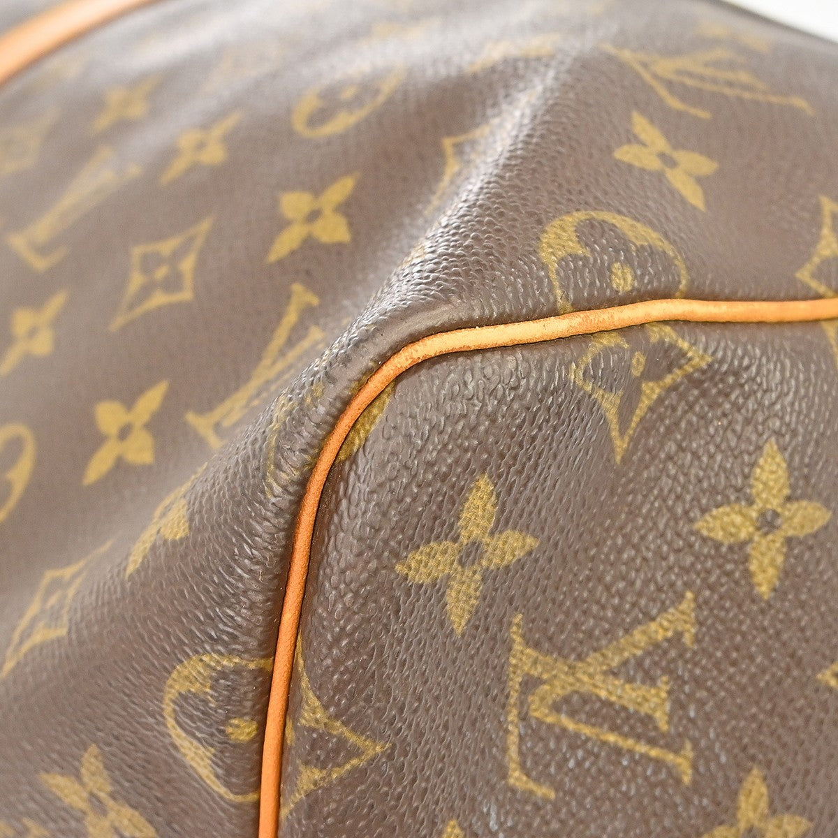 Louis Vuitton Keepall Bag Monogram Canvas Brown Canvas Travel Bag Bag (Pre-Owned)