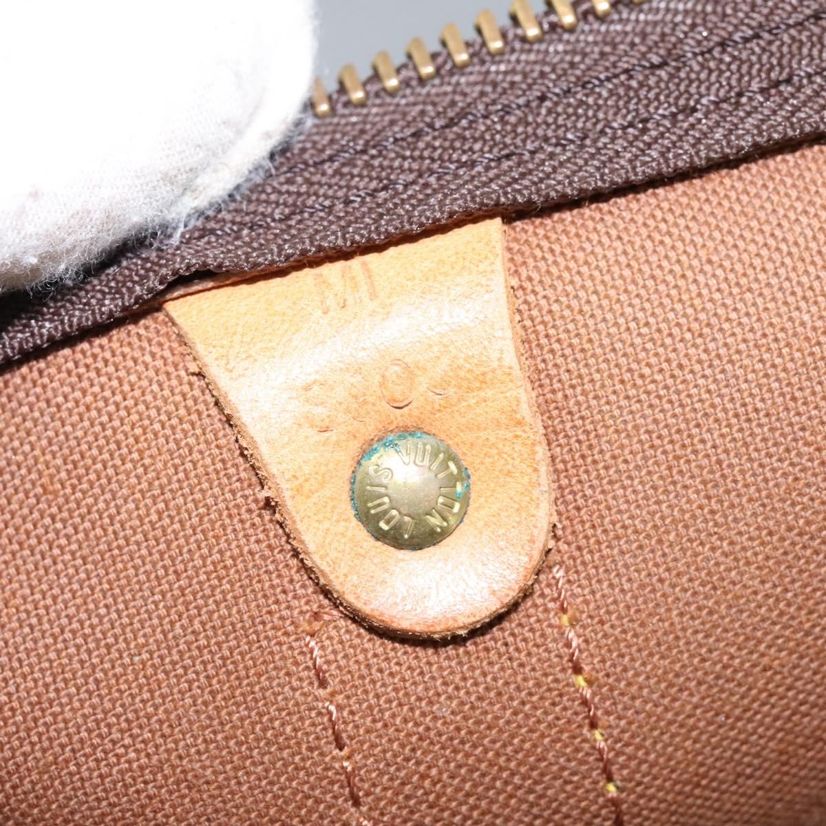 Louis Vuitton Keepall Bag Monogram Canvas Brown Canvas Travel Bag Bag (Pre-Owned)