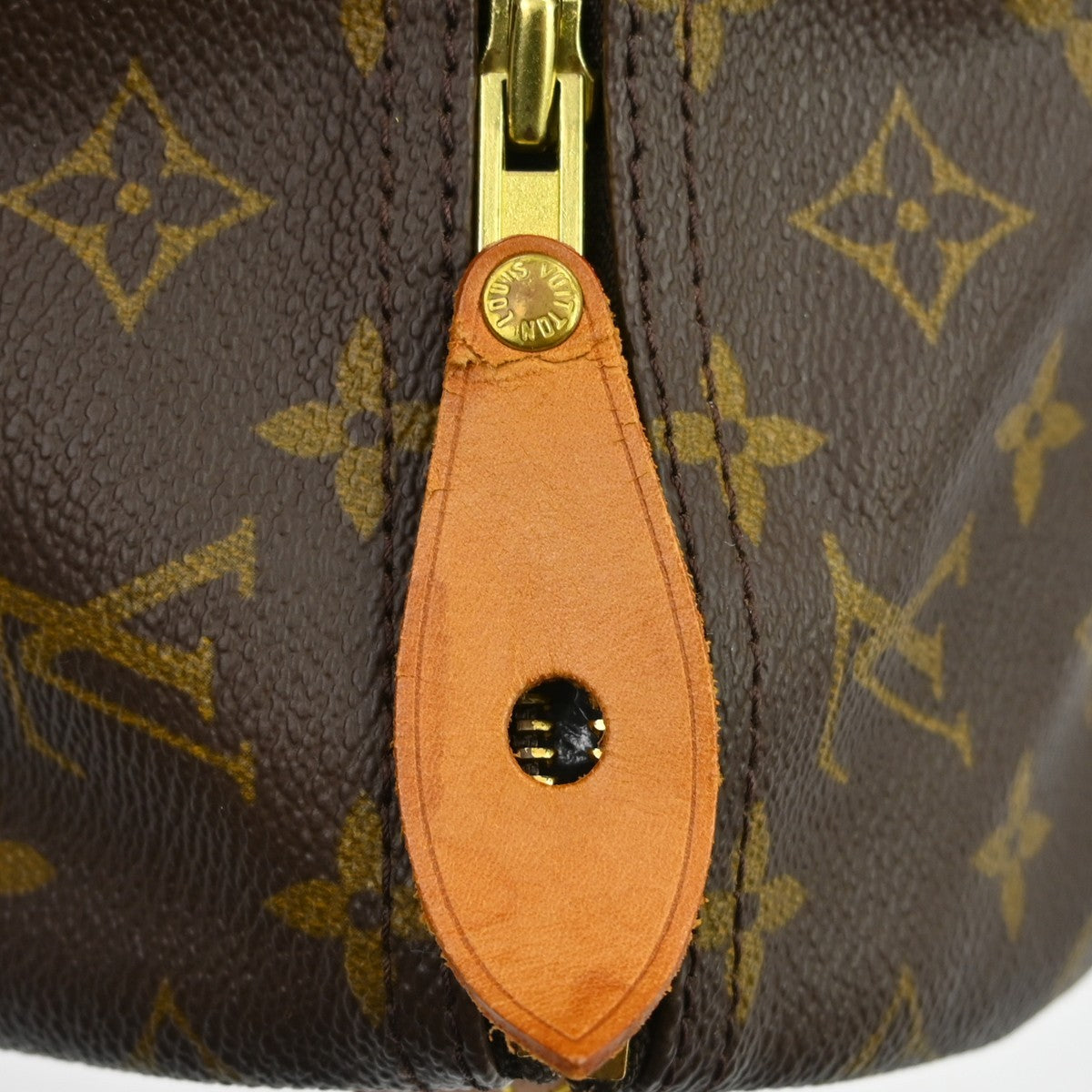 Louis Vuitton Speedy Handbag Monogram Canvas Brown Canvas Handbag (Pre-Owned)