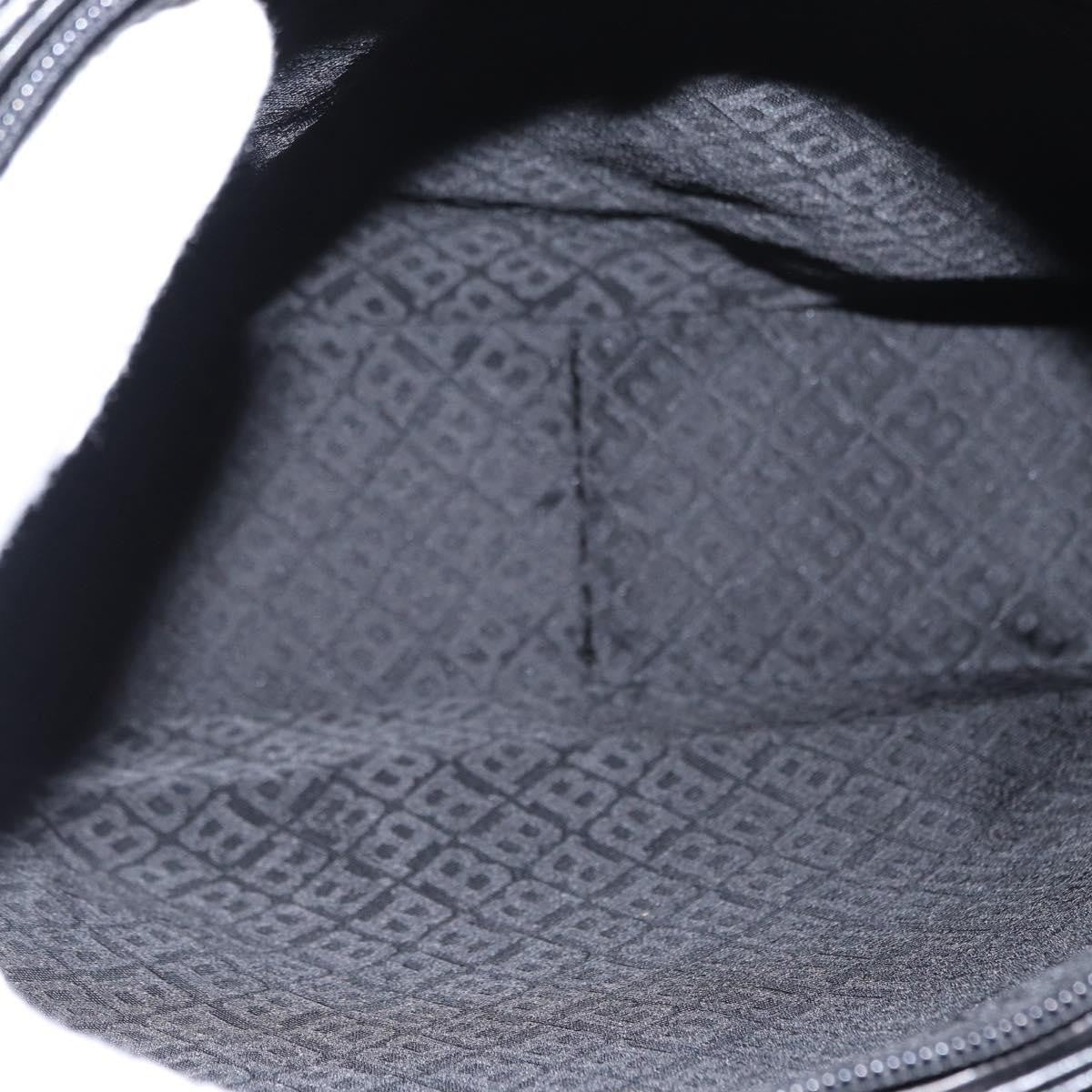 Bally Vintage Shoulder Bag Quilted Leather Black Leather Shoulder Bag Bag (Pre-Owned)