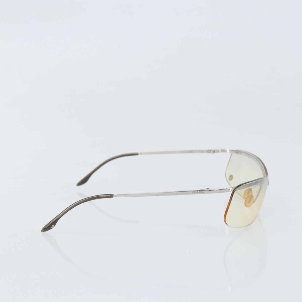 Chanel Logo Cc Sunglasses Metal Silver Metal Sunglasse Accessory (Pre-Owned)