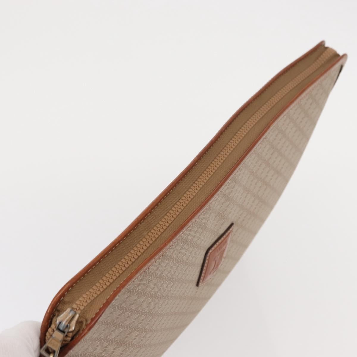 Celine Macadam Pochette Clutch Beige Pvc Clutche & Pouche Bag (Pre-Owned)