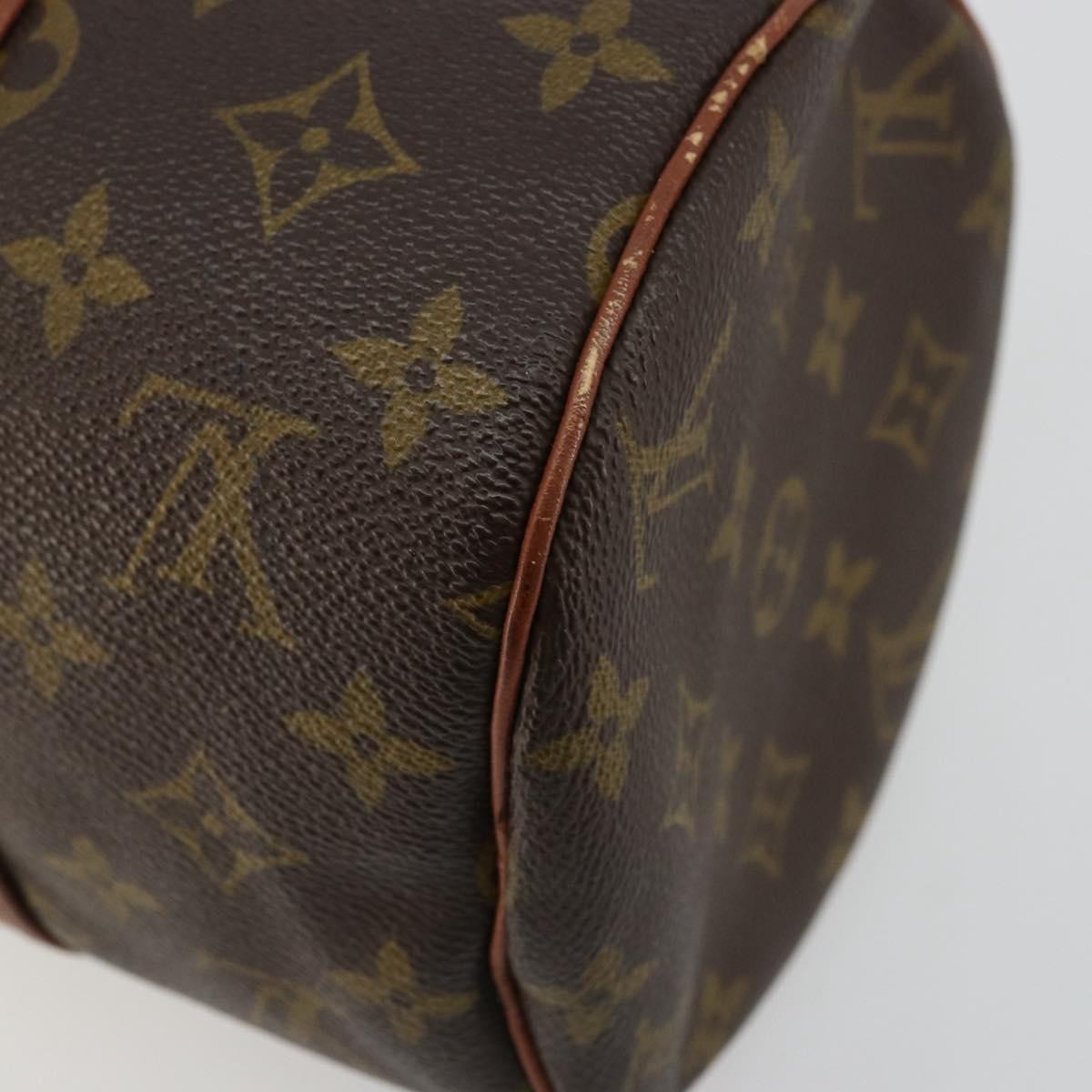 Louis Vuitton Papillon Handbag Monogram Canvas Brown Canvas Handbag (Pre-Owned)