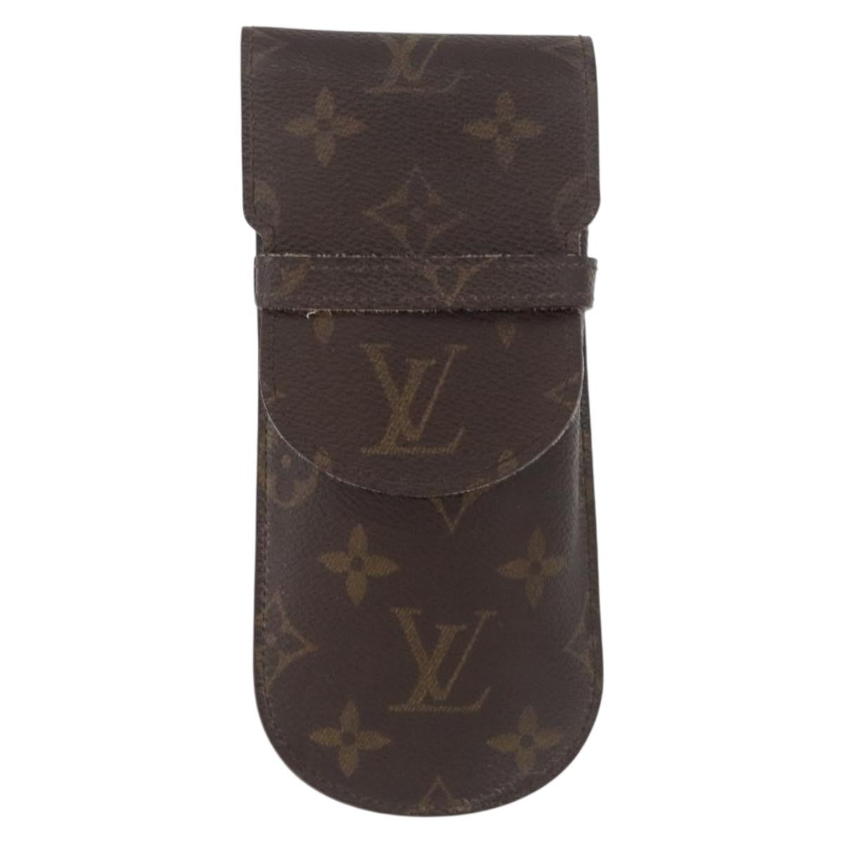 Louis Vuitton Etui À Lunette Canvas Brown Canvas Wallets Accessory (Pre-Owned)