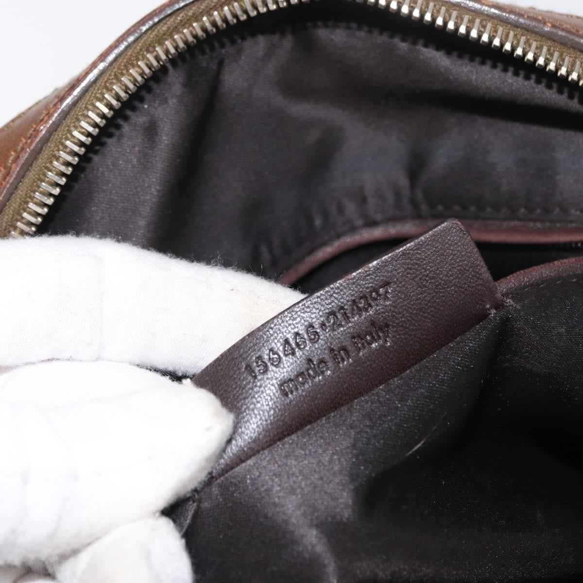 Saint Laurent Muse Dome Bag Leather Brown Leather Handbag (Pre-Owned)