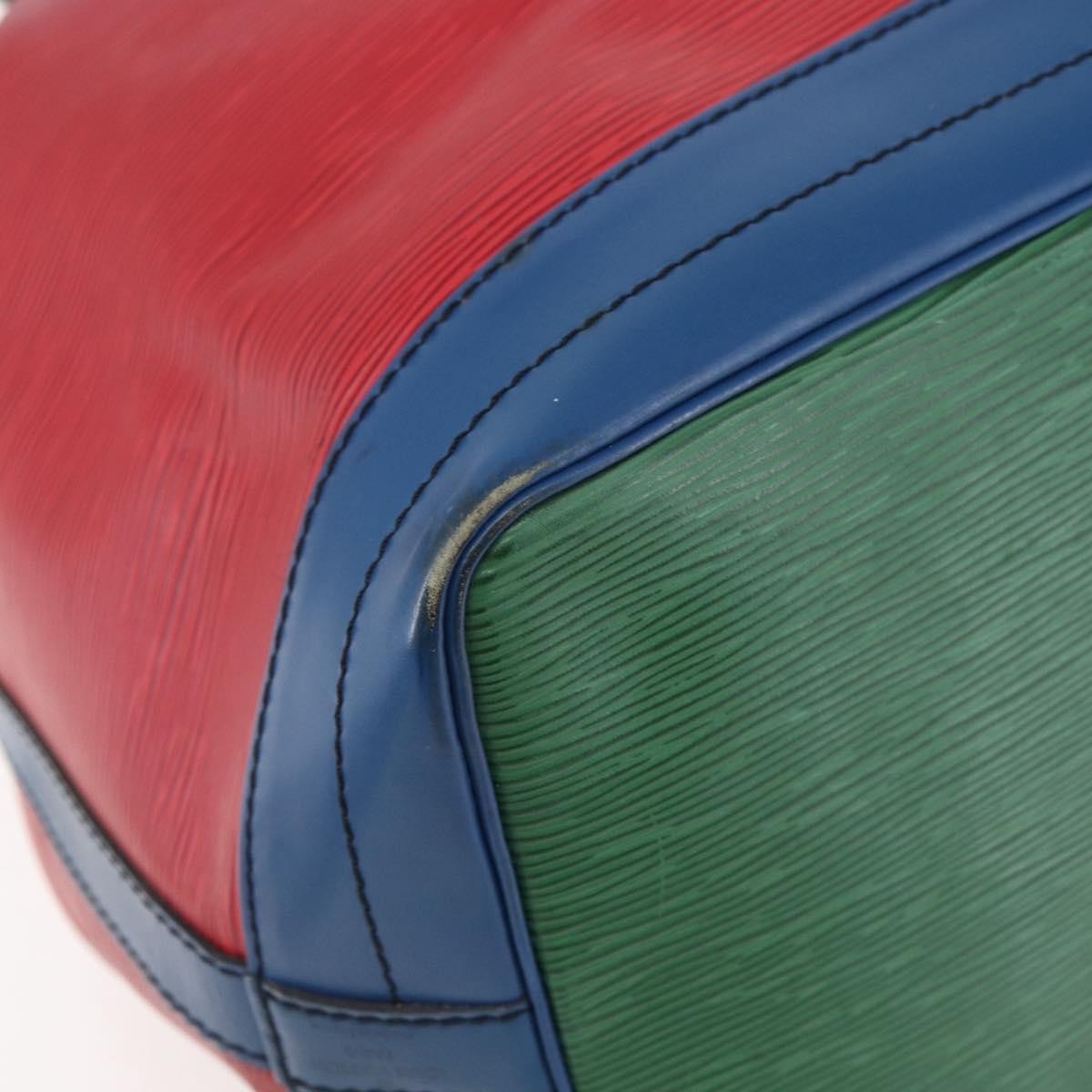 Louis Vuitton Tricolor Noe Handbag Epi Leather Red Leather Shoulder Bag Bag (Pre-Owned)