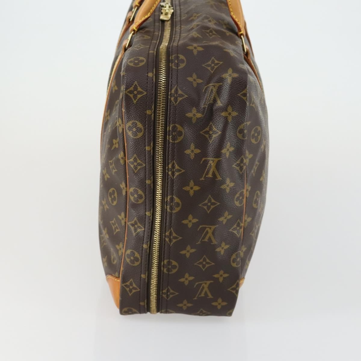 Louis Vuitton Sirius Handbag Monogram Canvas Brown Canvas Travel Bag Bag (Pre-Owned)