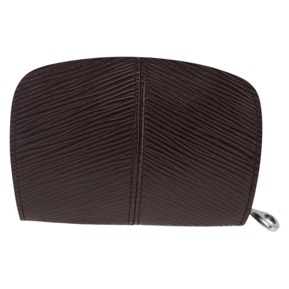 Louis Vuitton Demi Lune Coin Purse Epi Leather Brown Leather Wallets Accessory (Pre-Owned)