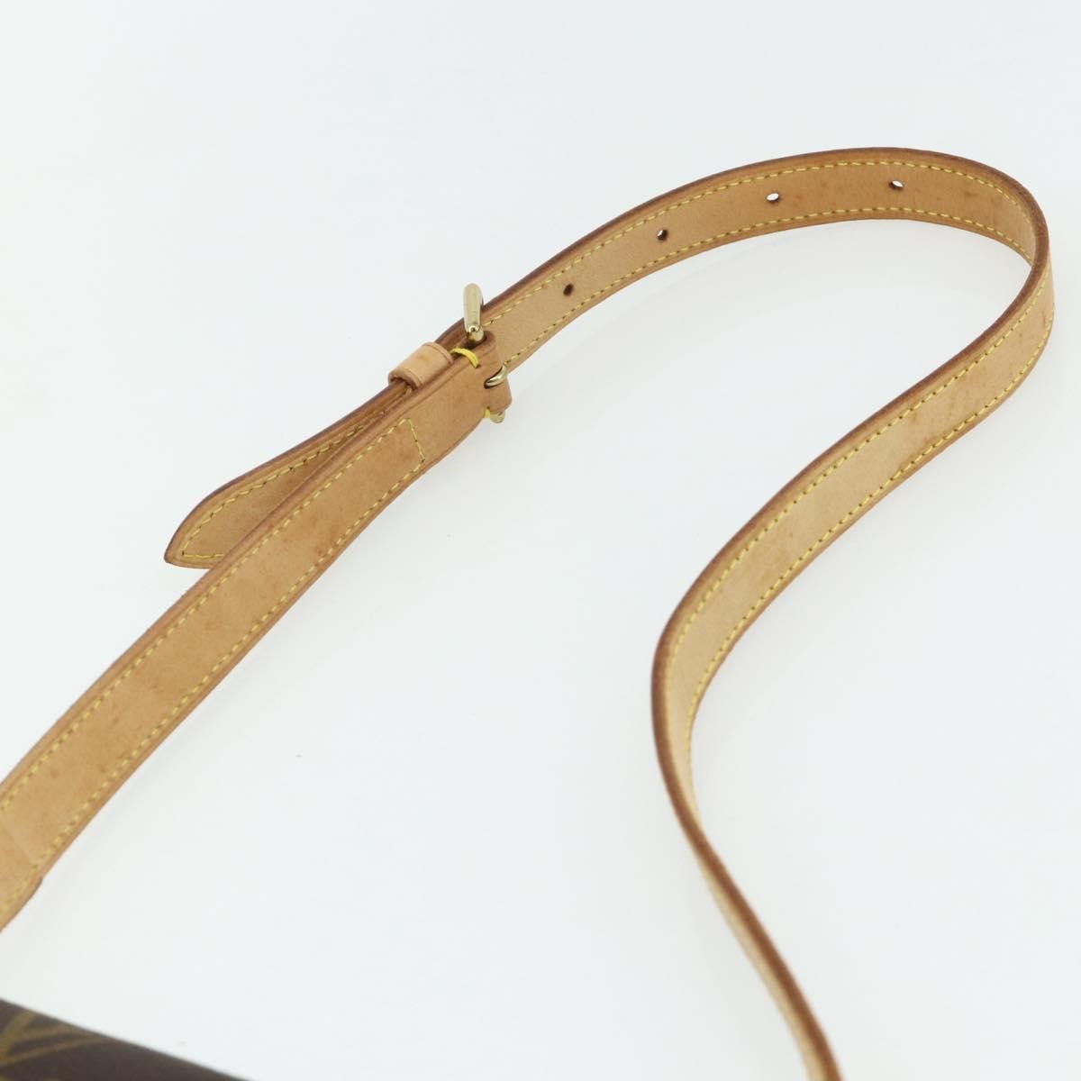 Louis Vuitton Musette Salsa Handbag Monogram Canvas Brown Canvas Shoulder Bag Bag (Pre-Owned)