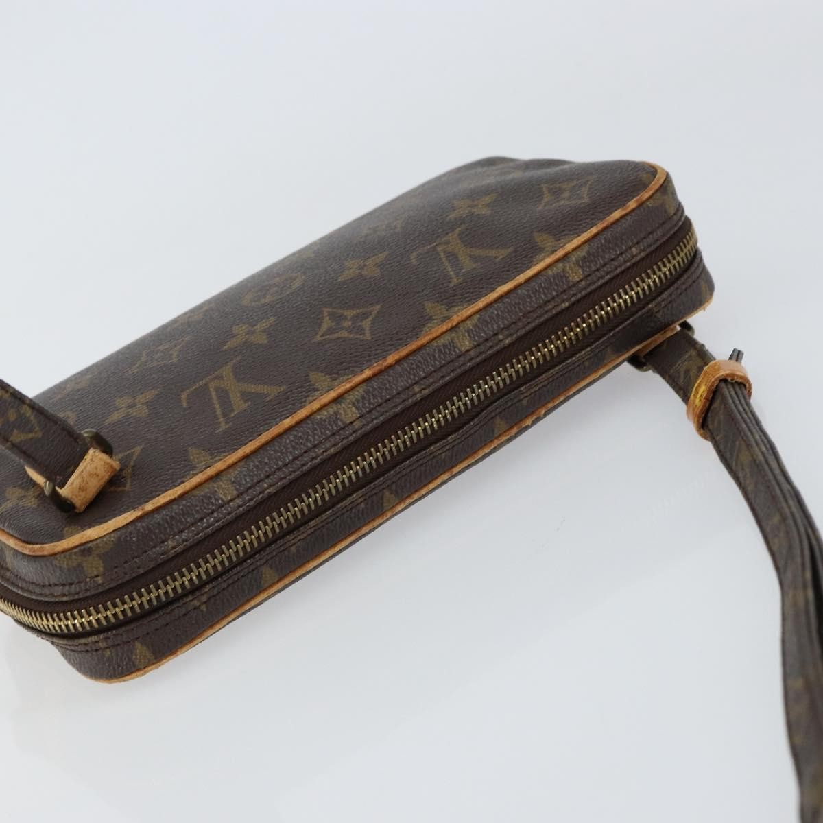 Louis Vuitton Pochette Marly Bandouliere Bag Monogram Canvas Brown Canvas Clutche & Pouche Bag (Pre-Owned)