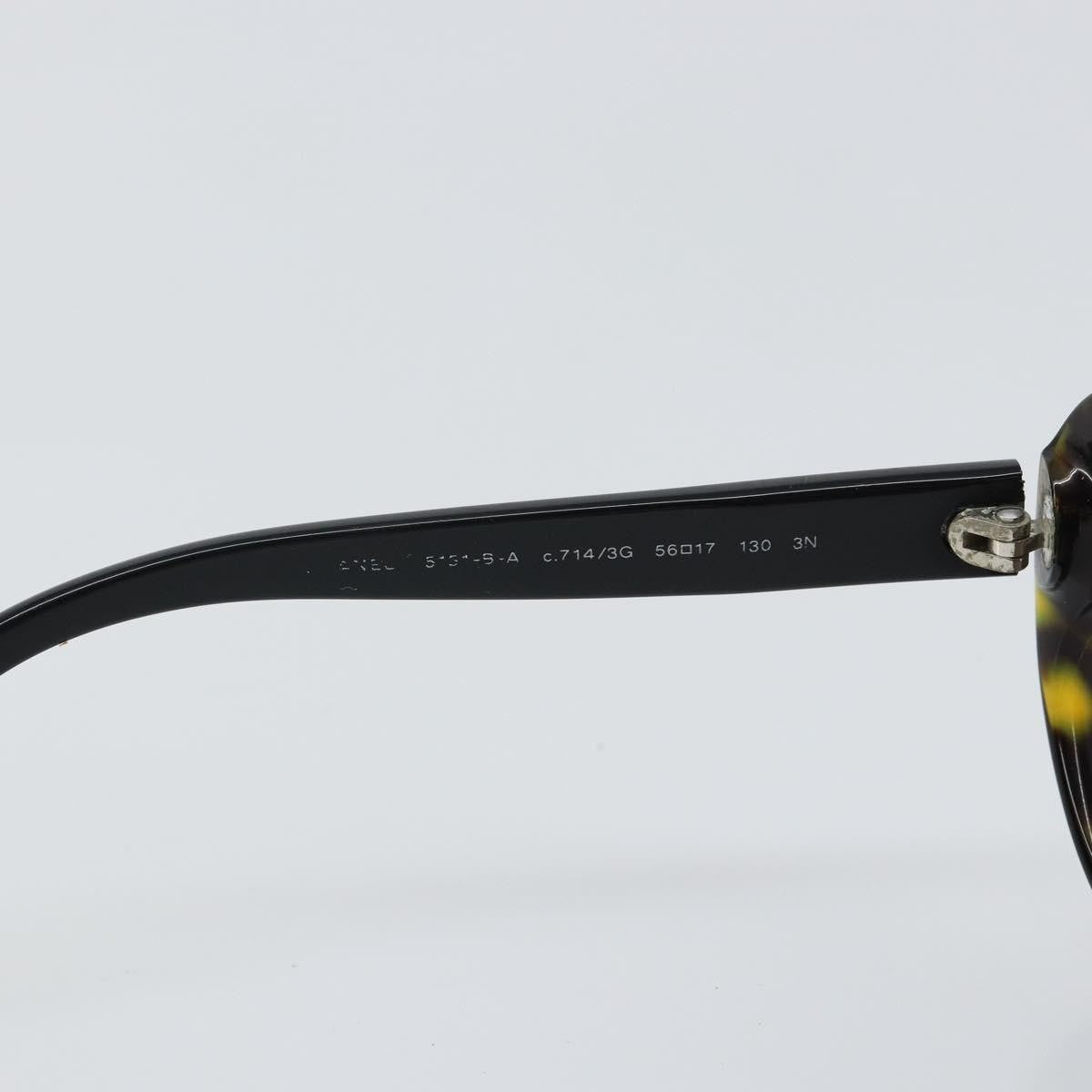 Chanel Logo Cc Sunglasses Plastic Black Plastic Sunglasse Accessory (Pre-Owned)