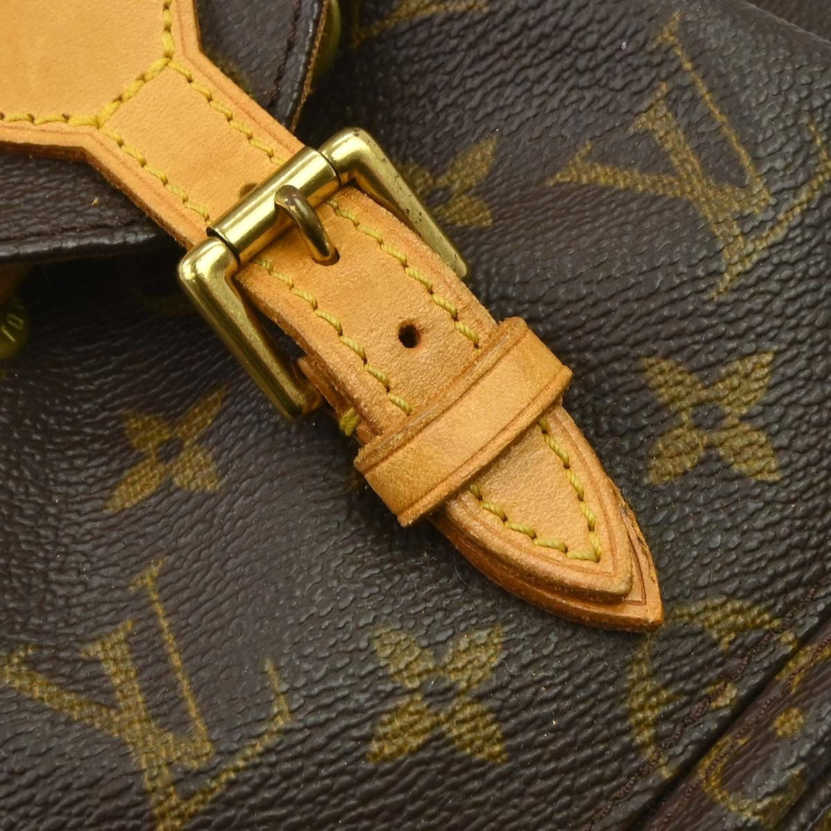 Louis Vuitton Vintage Montsouris Backpack Monogram Canvas Brown Canvas Backpack Bag (Pre-Owned)