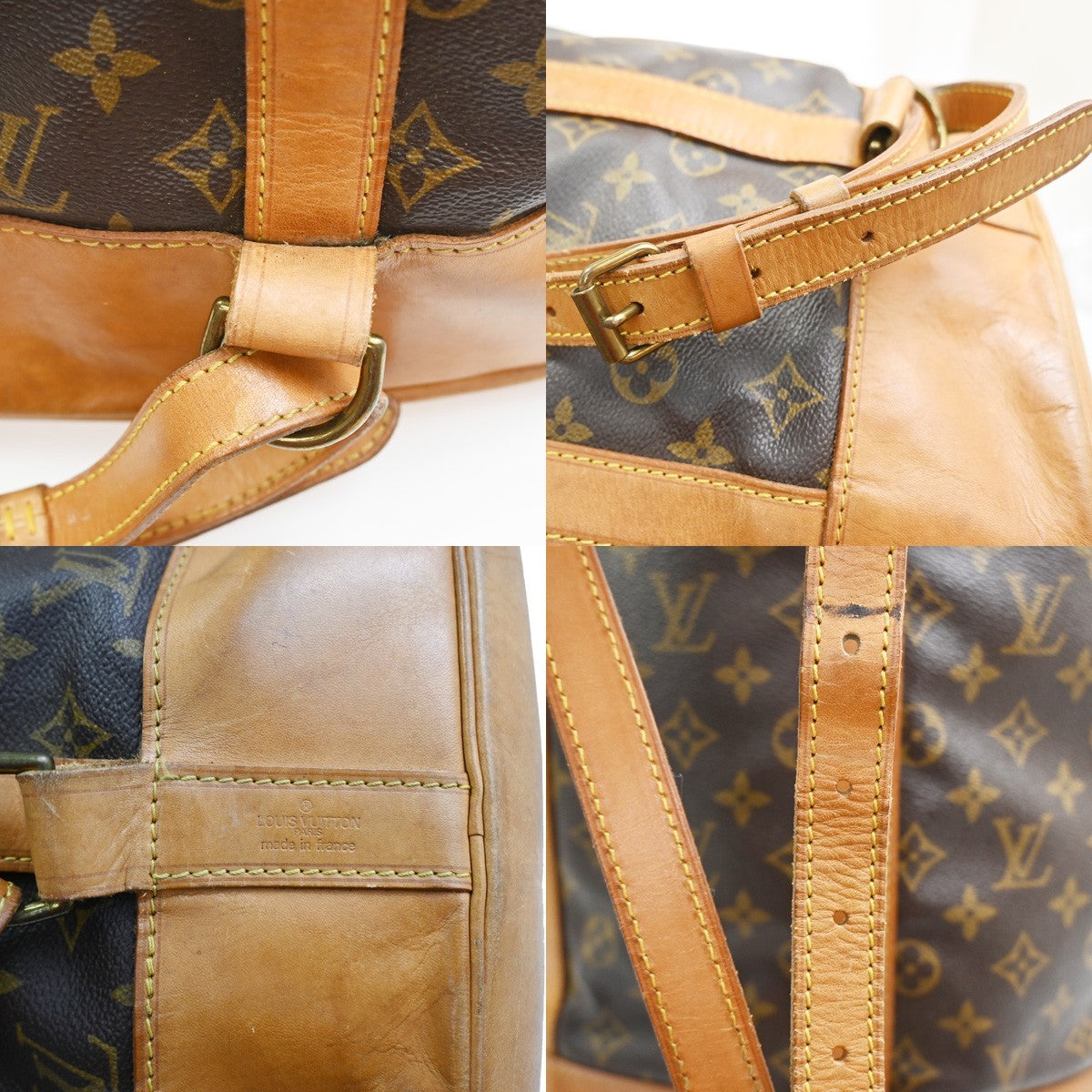 Louis Vuitton Randonnee Backpack Monogram Canvas Brown Canvas Backpack Bag (Pre-Owned)