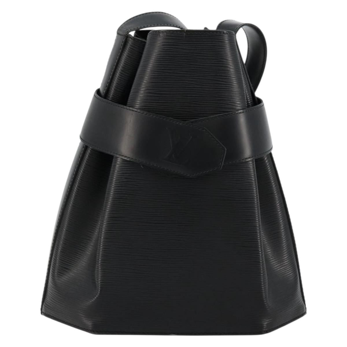 Louis Vuitton Vintage Sac D'epaule Handbag Epi Leather Black Leather Shoulder Bag Bag (Pre-Owned)