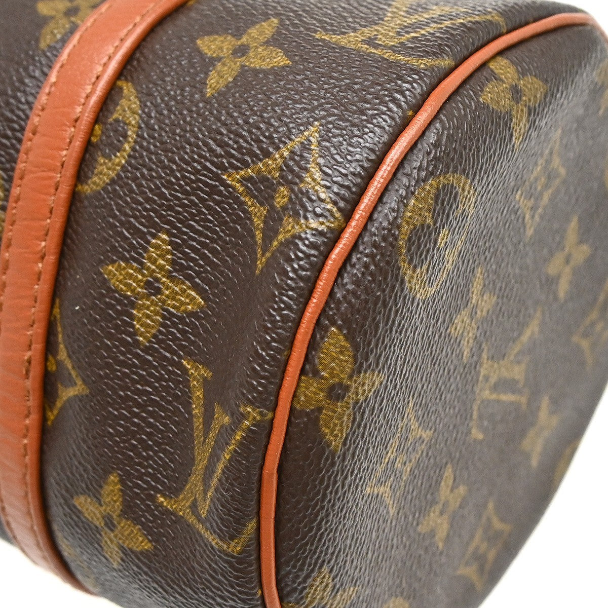 Louis Vuitton Papillon Handbag Monogram Canvas Brown Canvas Handbag (Pre-Owned)