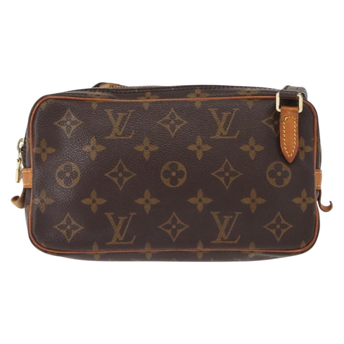 Louis Vuitton Pochette Marly Bandouliere Bag Monogram Canvas Brown Canvas Shoulder Bag Bag (Pre-Owned)
