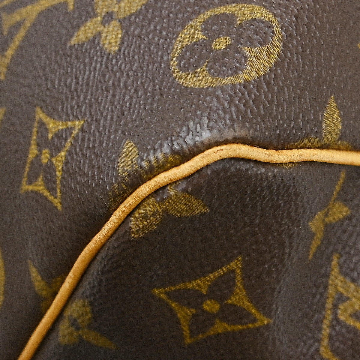 Louis Vuitton Keepall Bag Monogram Canvas Brown Canvas Travel Bag Bag (Pre-Owned)
