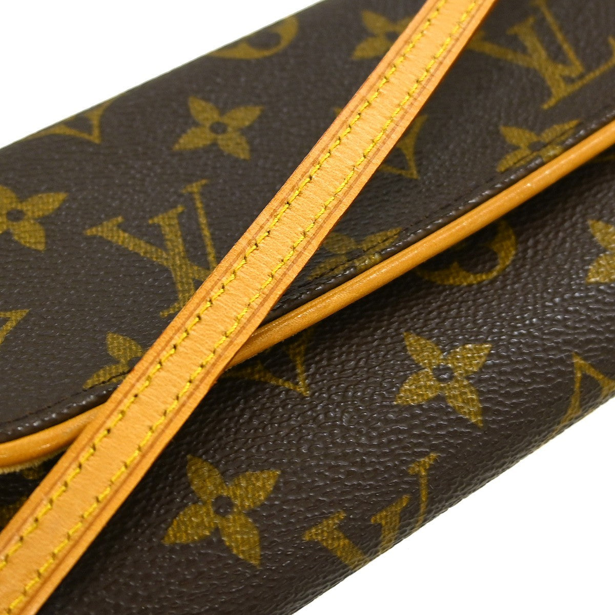 Louis Vuitton Twin Handbag Monogram Canvas Brown Canvas Clutche & Pouche Bag (Pre-Owned)