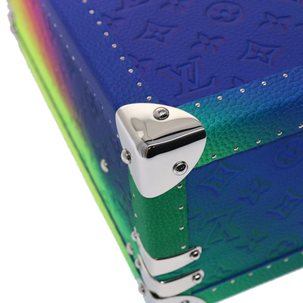 Louis Vuitton Cotteville Trunk Limited Edition Illusion Monogram Taurillon Leather Multicolour Pvc Bag (Pre-Owned)
