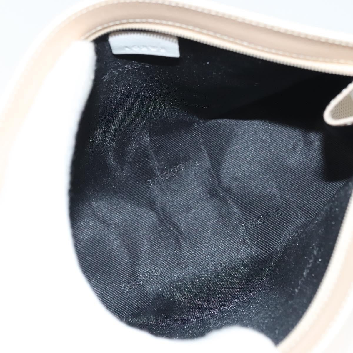Loewe Flat Zip Pouch Leather White Leather Clutche & Pouche Bag (Pre-Owned)