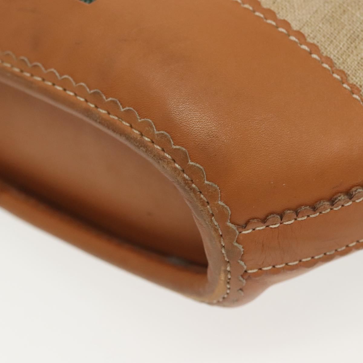 Loewe Vintage Shoulder Bag Canvas Beige Canvas Shoulder Bag Bag (Pre-Owned)