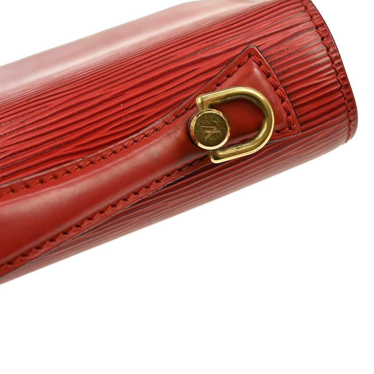 Louis Vuitton Monceau Handbag Epi Leather Red Leather Handbag (Pre-Owned)