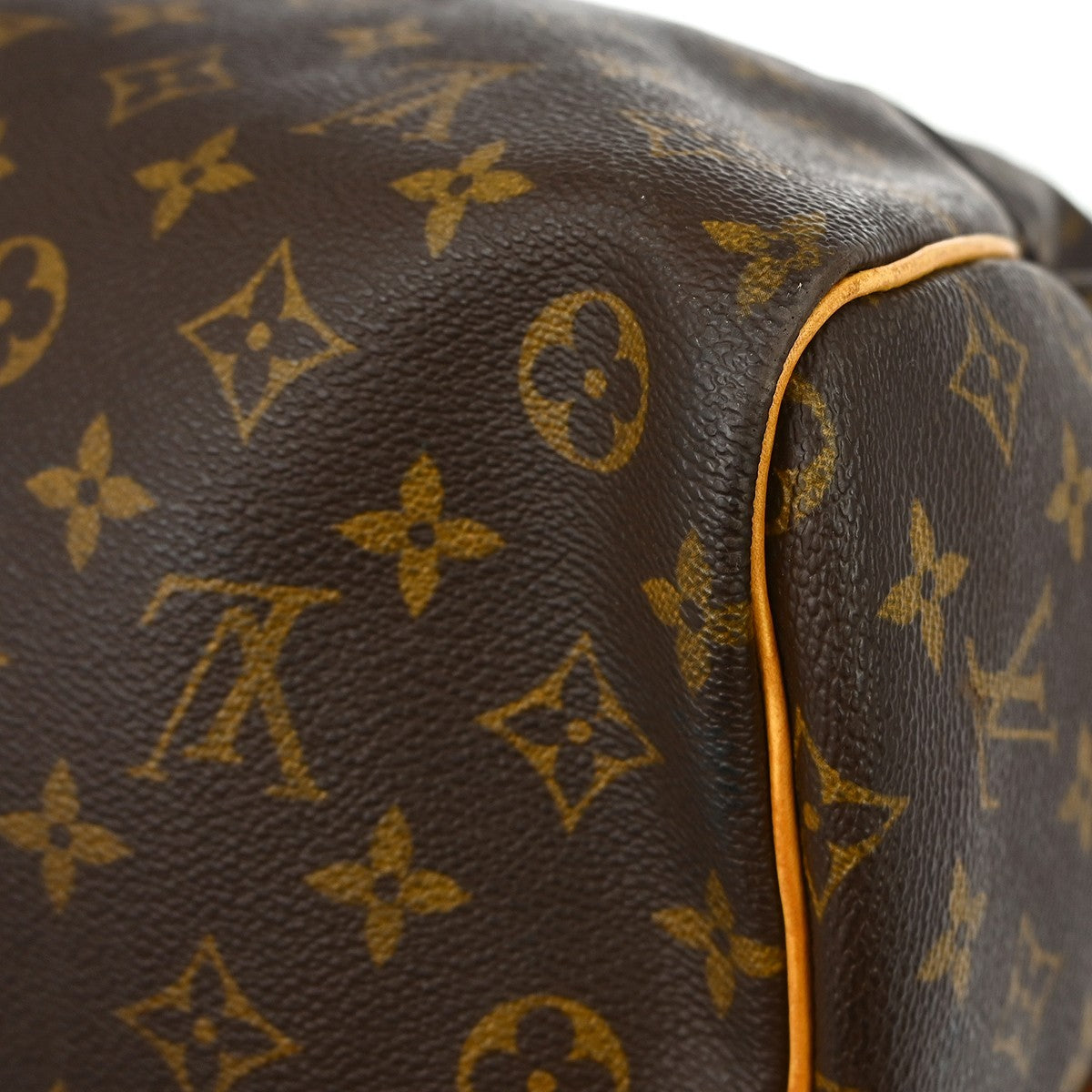 Louis Vuitton Keepall Bandouliere Bag Monogram Canvas Brown Canvas Travel Bag Bag (Pre-Owned)