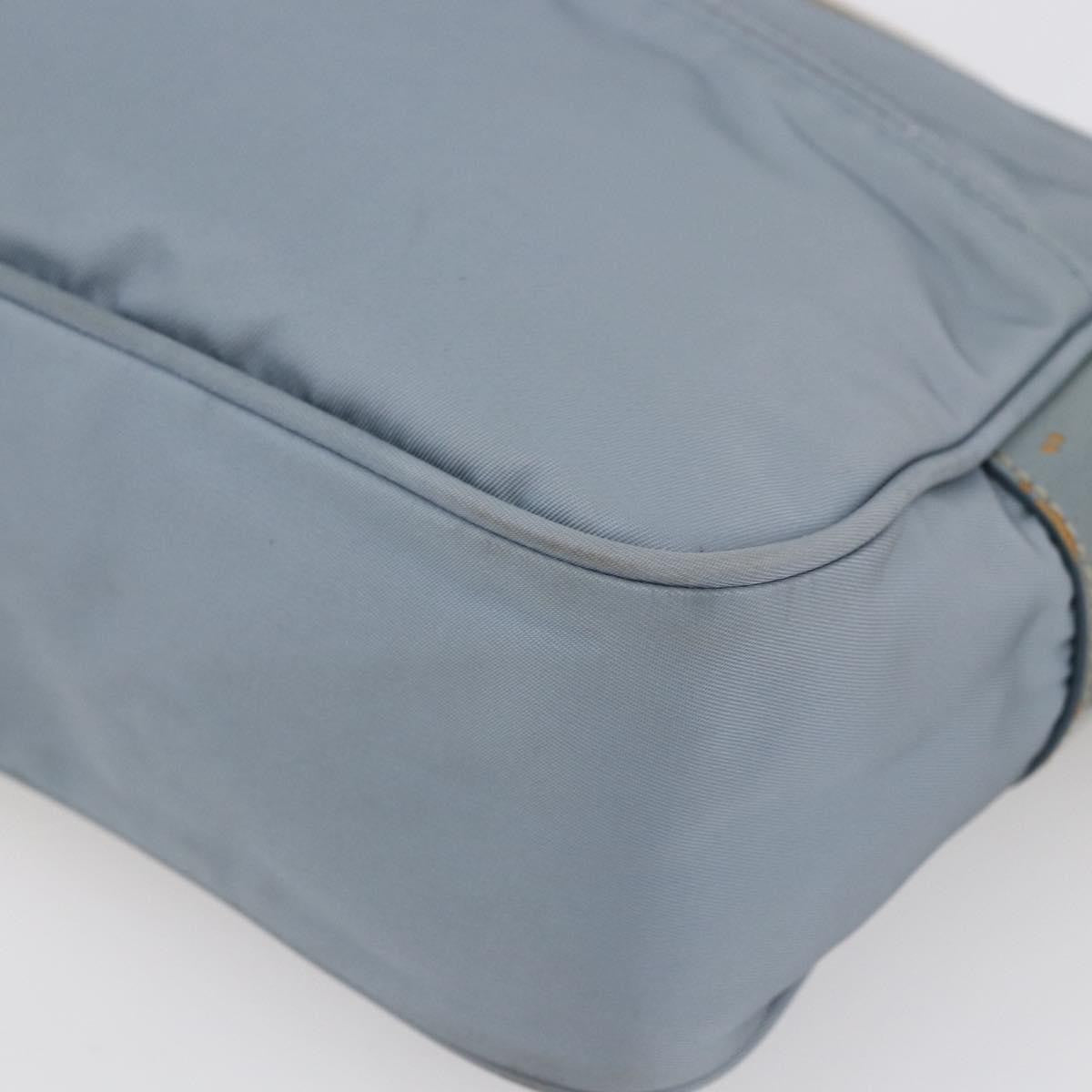 Prada Front Pocket Camera Bag Tessuto Blue Nylon Shoulder Bag Bag (Pre-Owned)