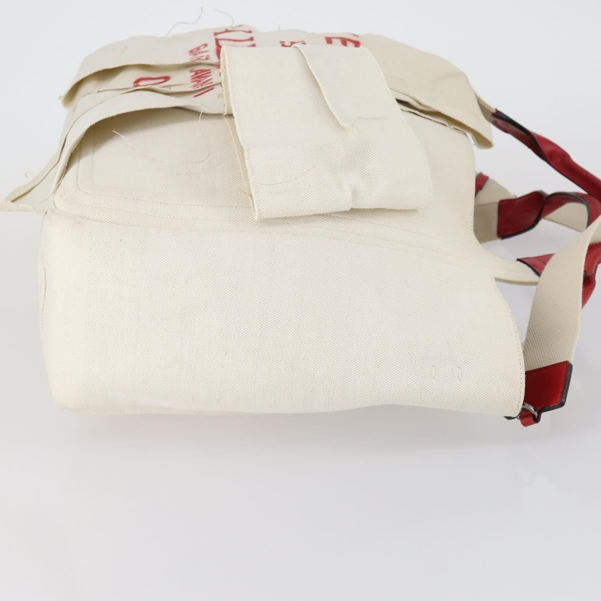 Valentino Garavani Atelier 02 Tote Canvas White Canvas Tote Bag Bag (Pre-Owned)