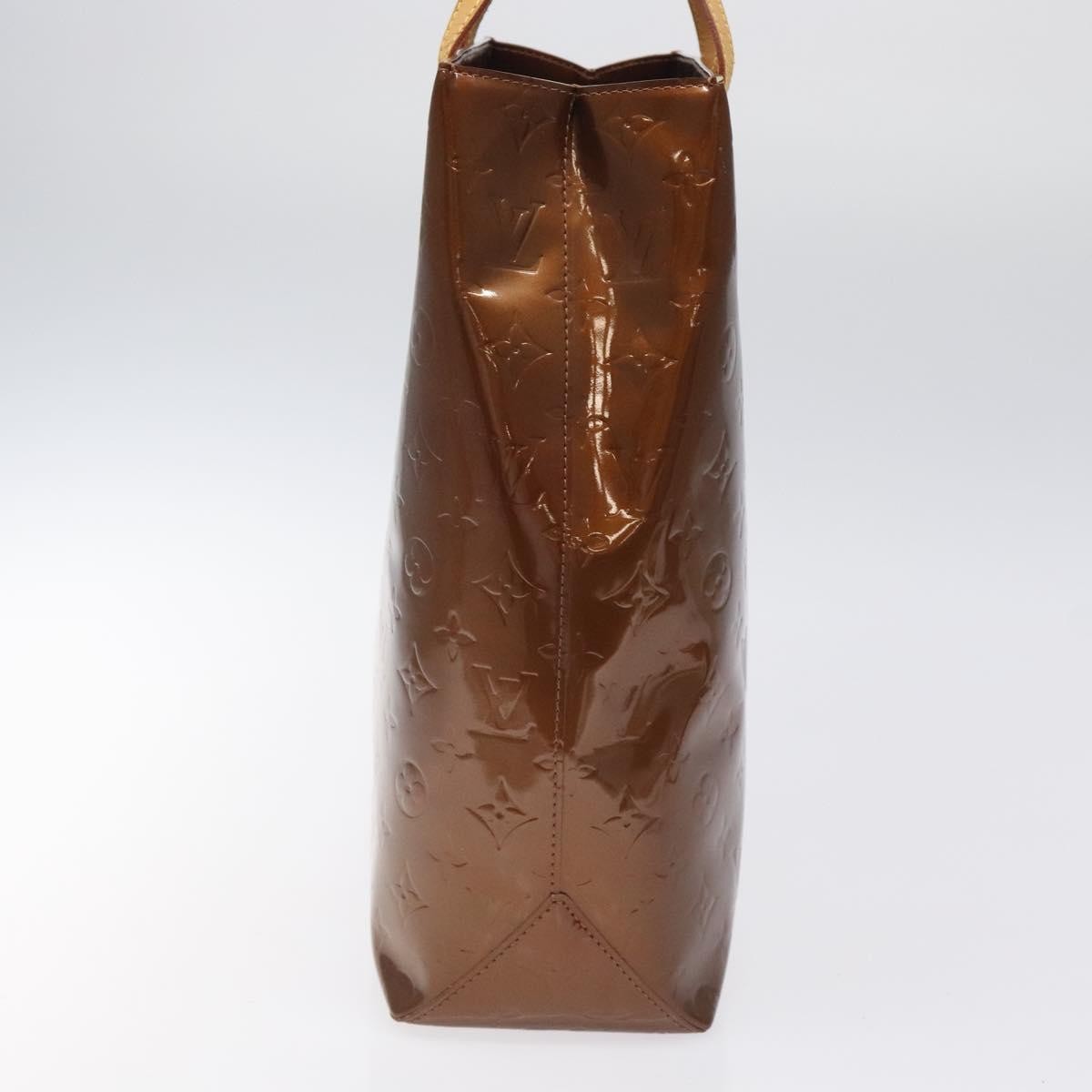 Louis Vuitton Reade Handbag Monogram Vernis Brown Patent_Leather Handbag (Pre-Owned)