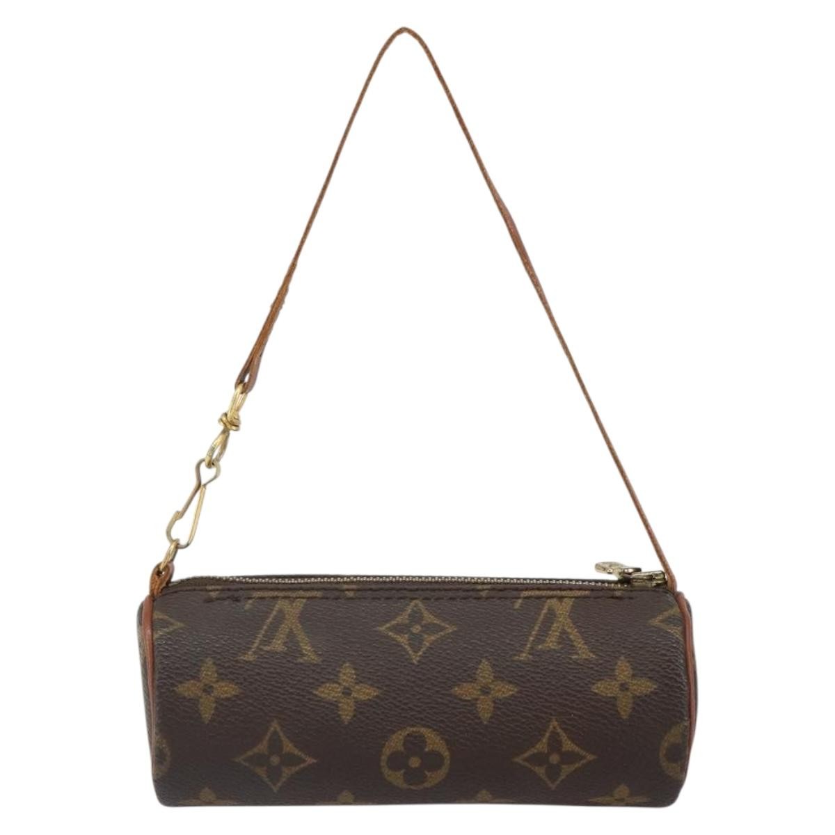 Louis Vuitton Papillon Pochette Monogram Canvas Brown Canvas Clutche & Pouche Bag (Pre-Owned)