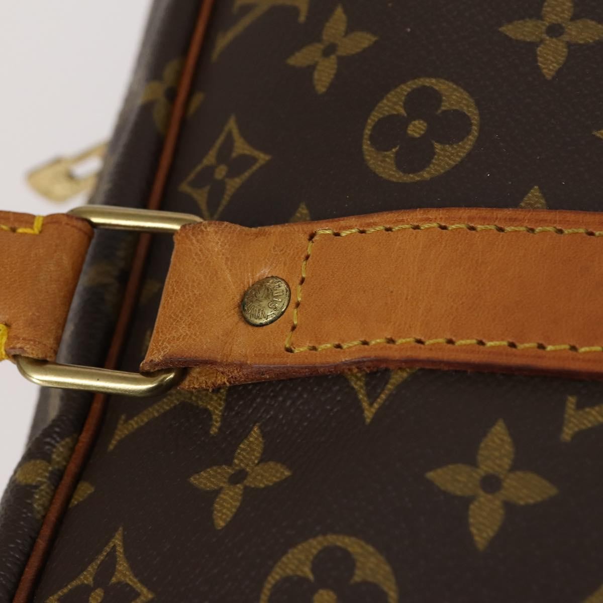 Louis Vuitton Sirius Handbag Monogram Canvas Brown Canvas Travel Bag Bag (Pre-Owned)