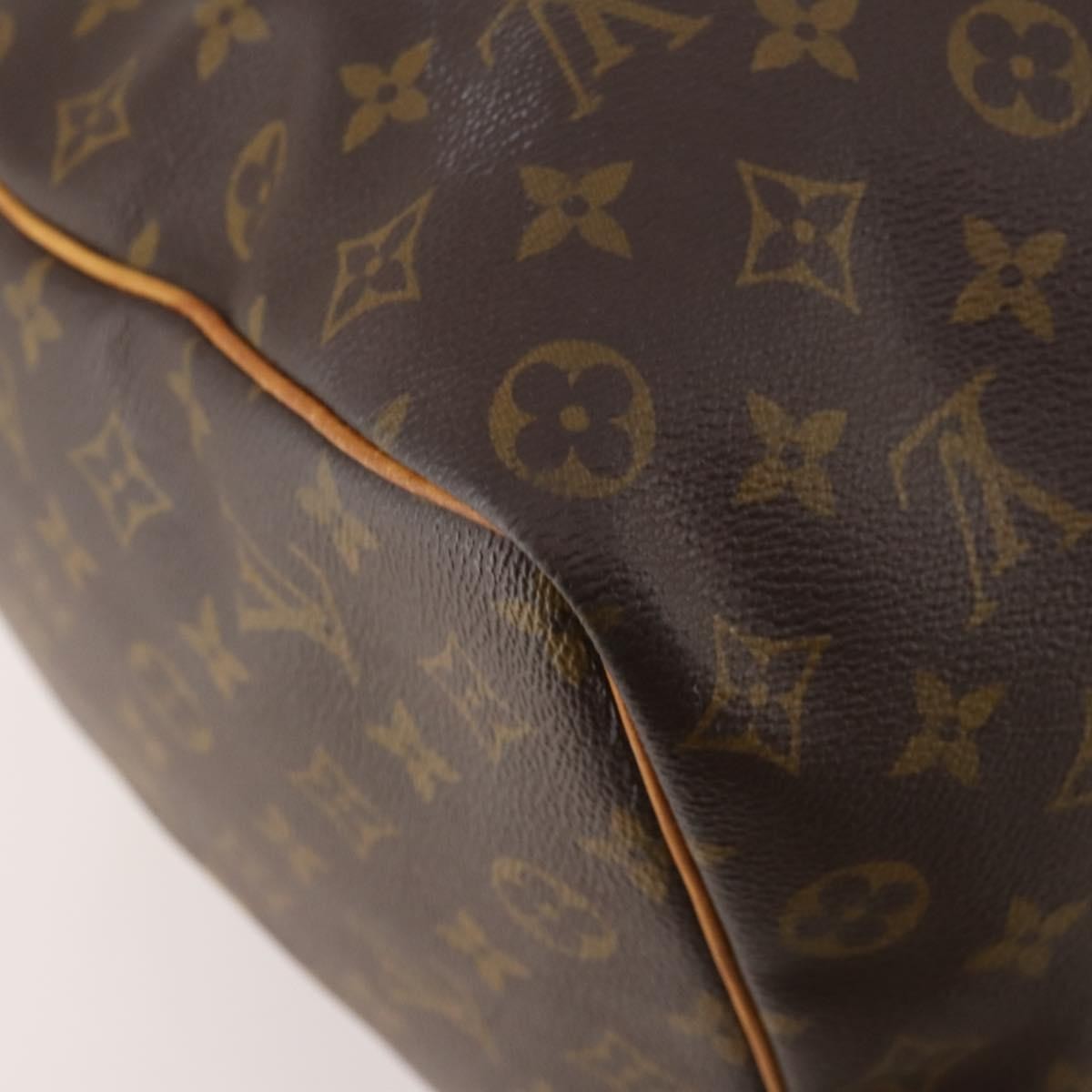 Louis Vuitton Keepall Bag Monogram Canvas Brown Canvas Travel Bag Bag (Pre-Owned)