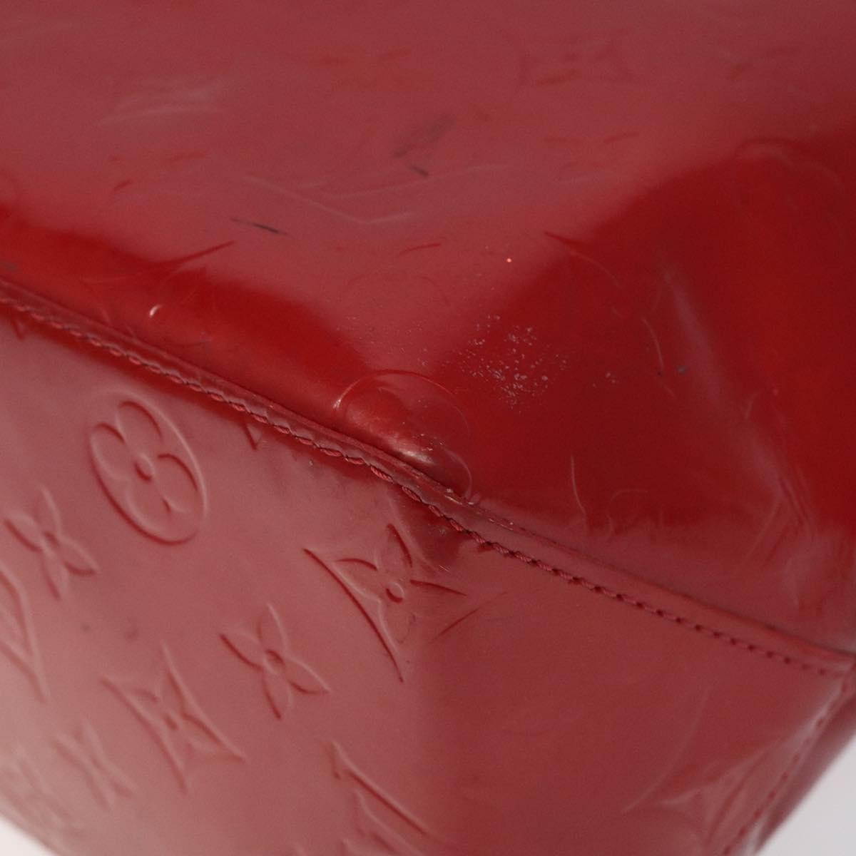 Louis Vuitton Reade Handbag Monogram Vernis Red Patent_Leather Handbag (Pre-Owned)