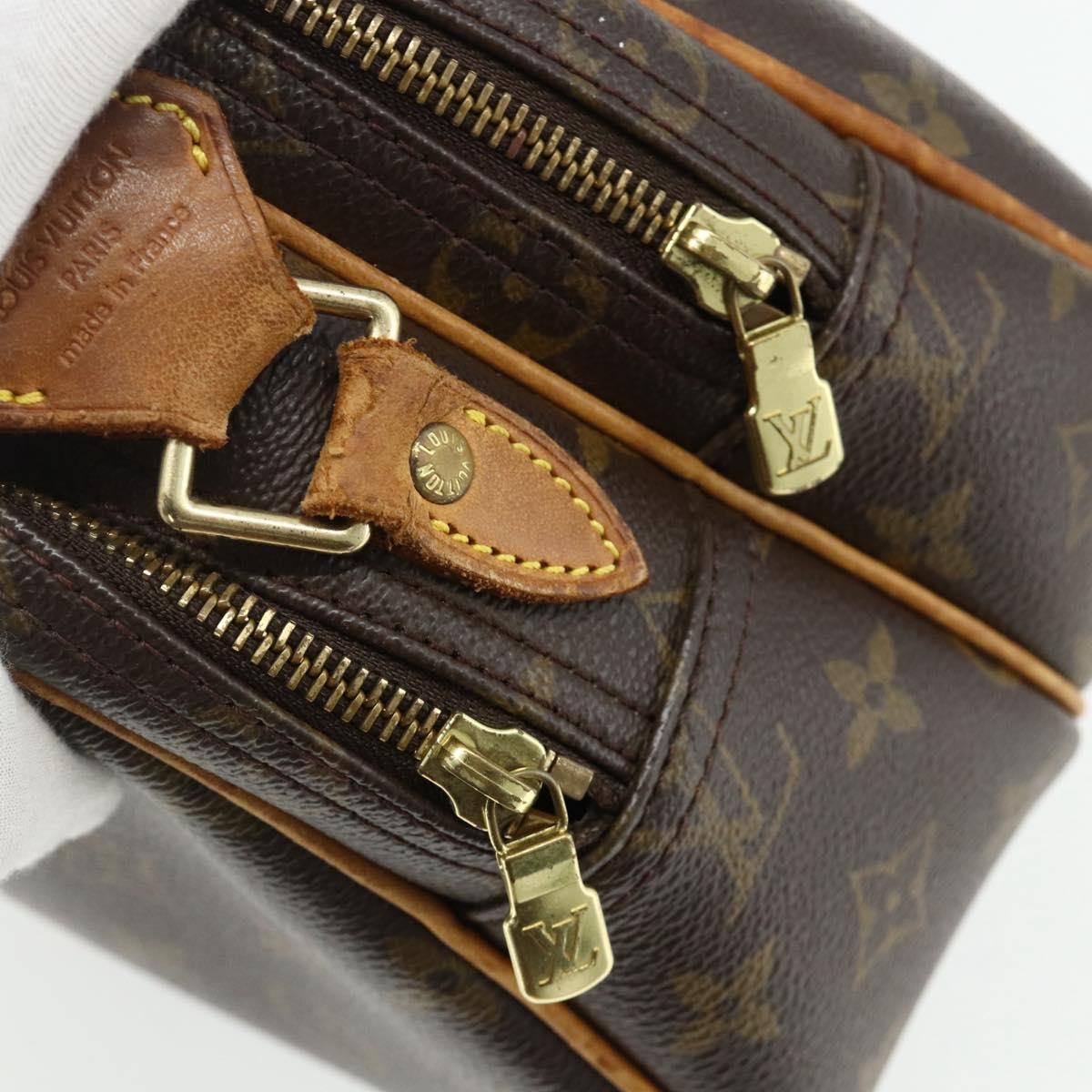 Louis Vuitton Reporter Bag Monogram Canvas Brown Canvas Shoulder Bag Bag (Pre-Owned)