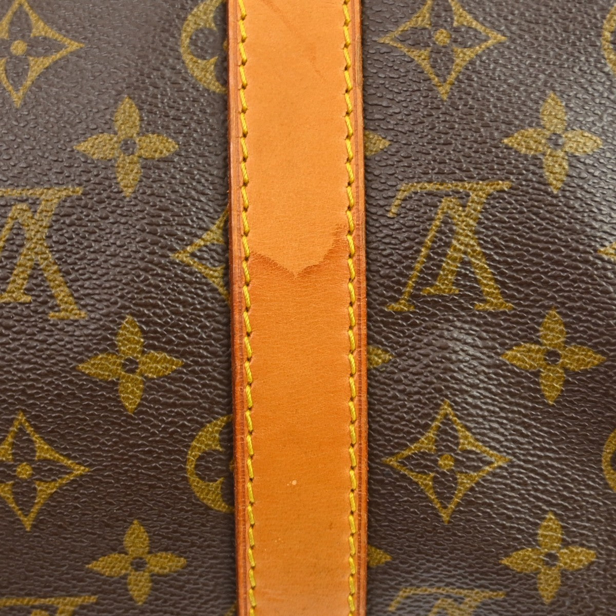 Louis Vuitton Keepall Bag Monogram Canvas Brown Canvas Travel Bag Bag (Pre-Owned)