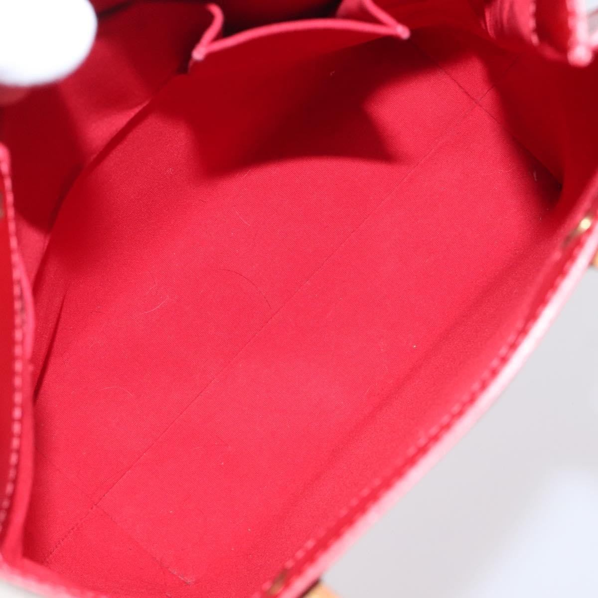 Louis Vuitton Reade Handbag Monogram Vernis Red Patent_Leather Handbag (Pre-Owned)