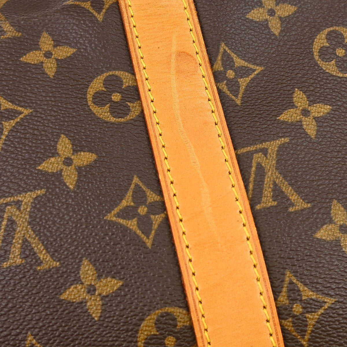 Louis Vuitton Keepall Bag Monogram Canvas Brown Canvas Travel Bag Bag (Pre-Owned)