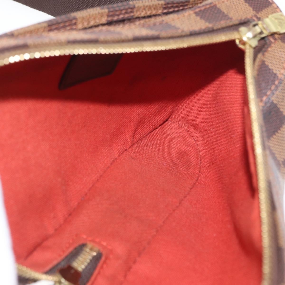 Louis Vuitton Geronimos Waist Bag Damier Brown Canvas Shoulder Bag Bag (Pre-Owned)