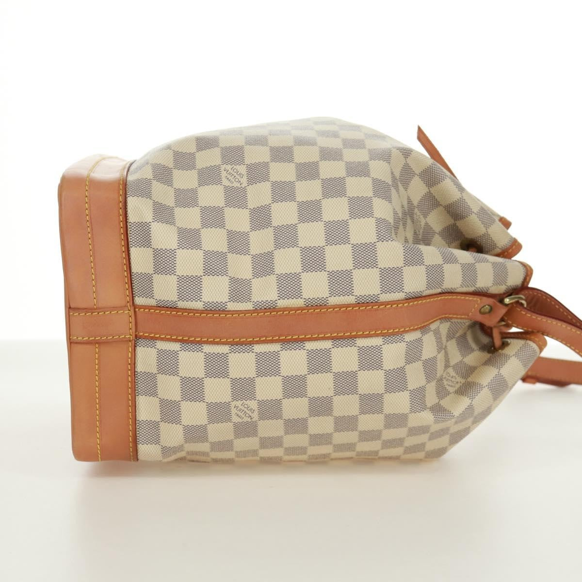 Louis Vuitton Noe Handbag Damier Beige Canvas Shoulder Bag Bag (Pre-Owned)
