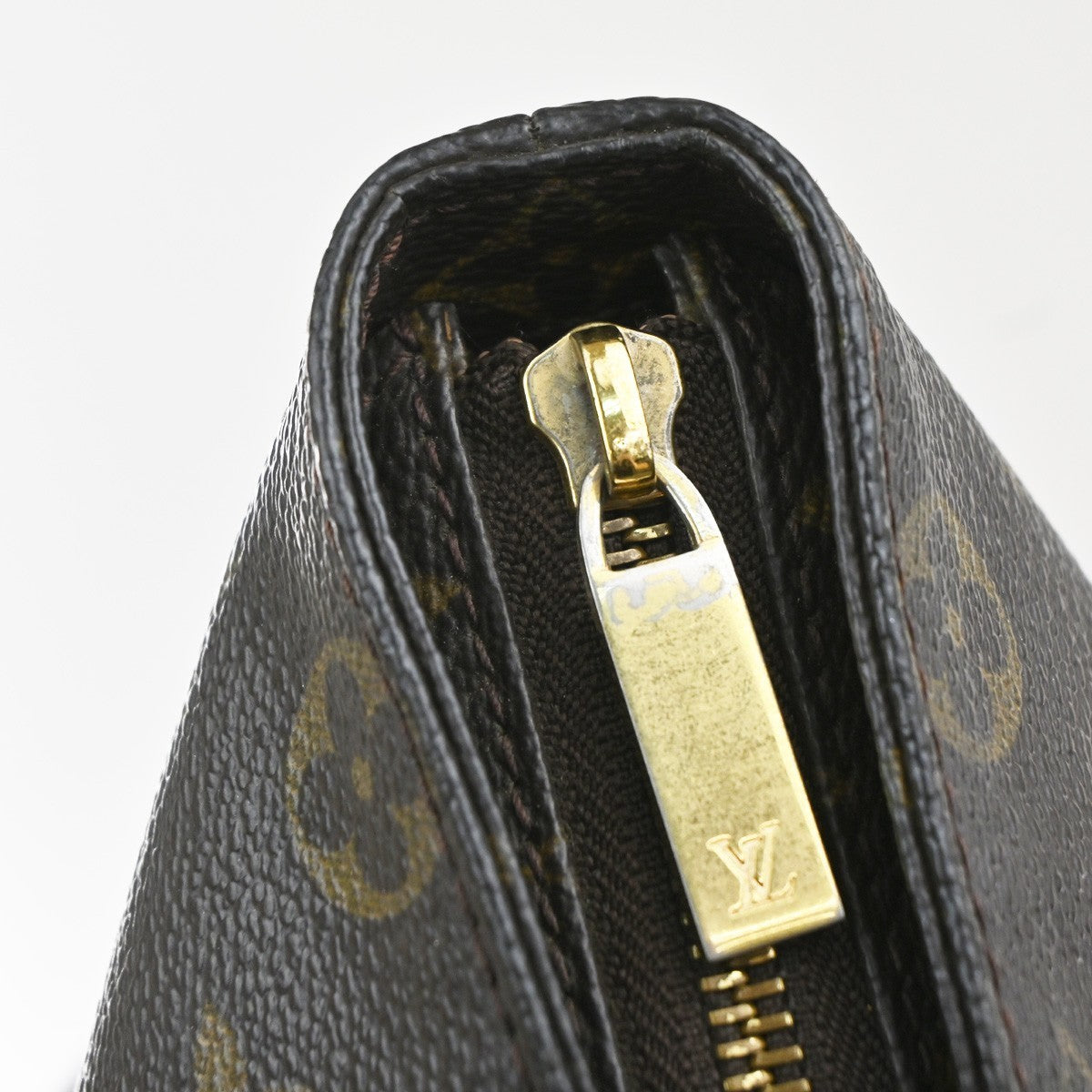 Louis Vuitton Cabas Mezzo Monogram Canvas Brown Canvas Tote Bag Bag (Pre-Owned)