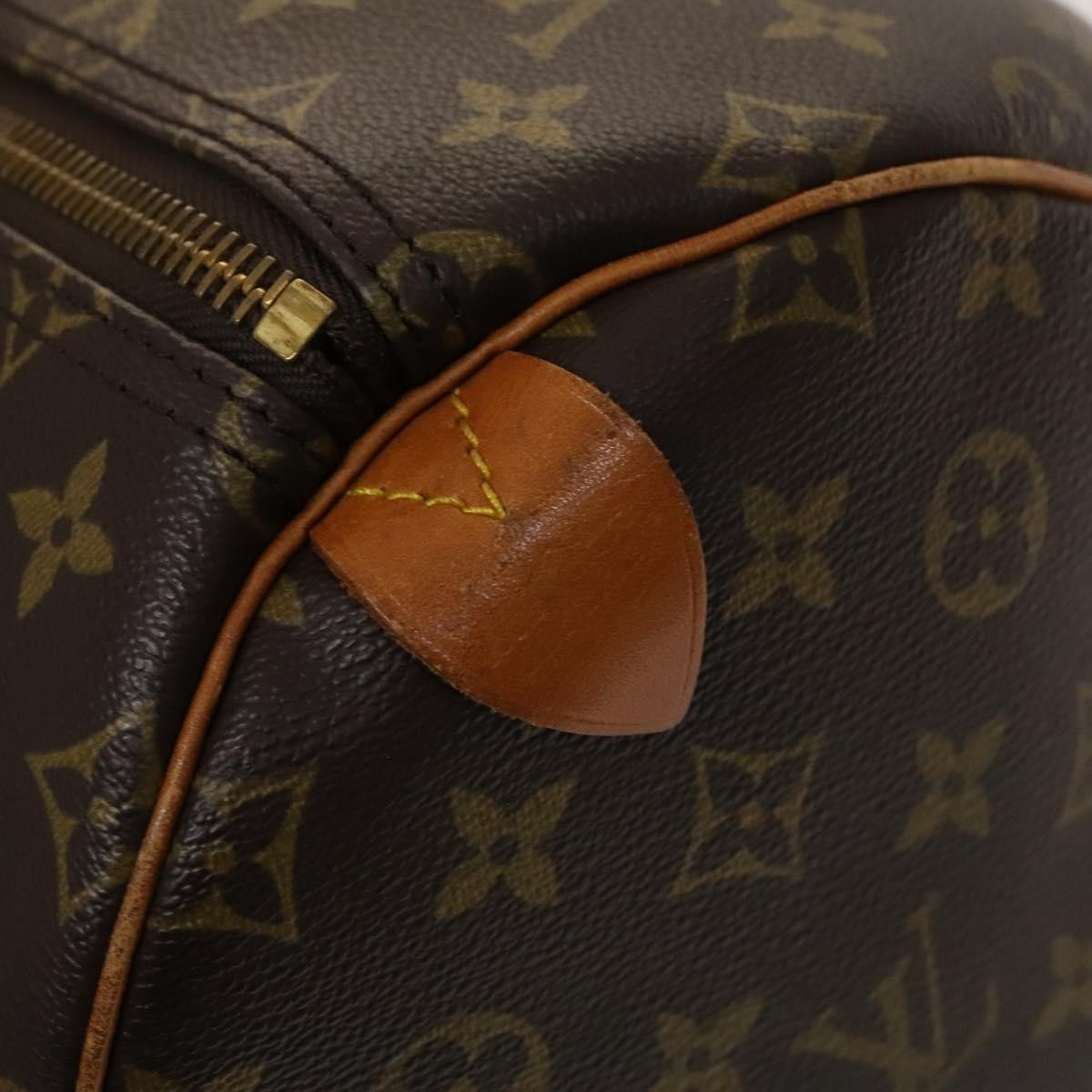 Louis Vuitton Keepall Bag Monogram Canvas Brown Canvas Travel Bag Bag (Pre-Owned)