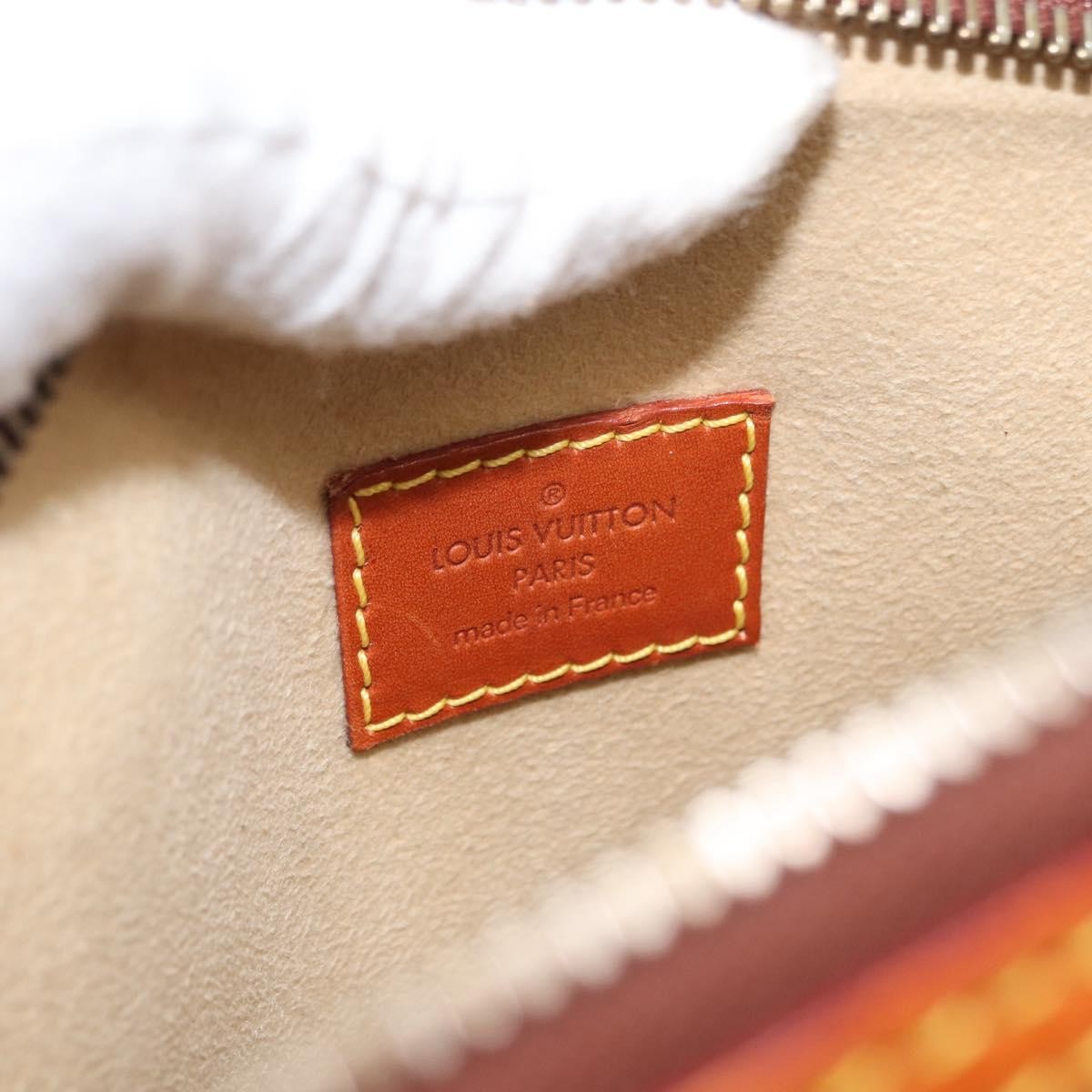 Louis Vuitton Lockit Handbag Nomade Leather Brown Leather Handbag (Pre-Owned)