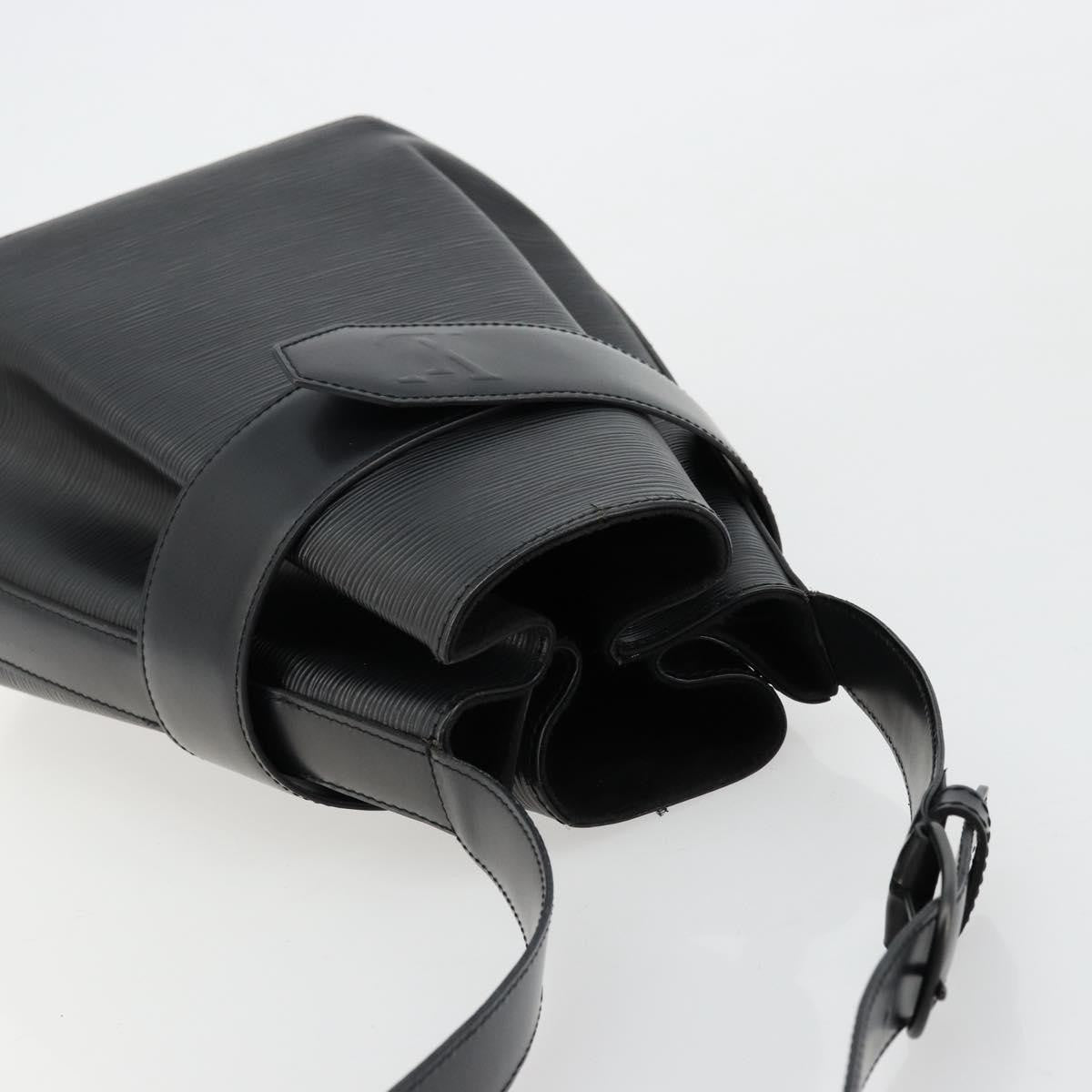 Louis Vuitton Vintage Sac D'epaule Handbag Epi Leather Black Leather Shoulder Bag Bag (Pre-Owned)