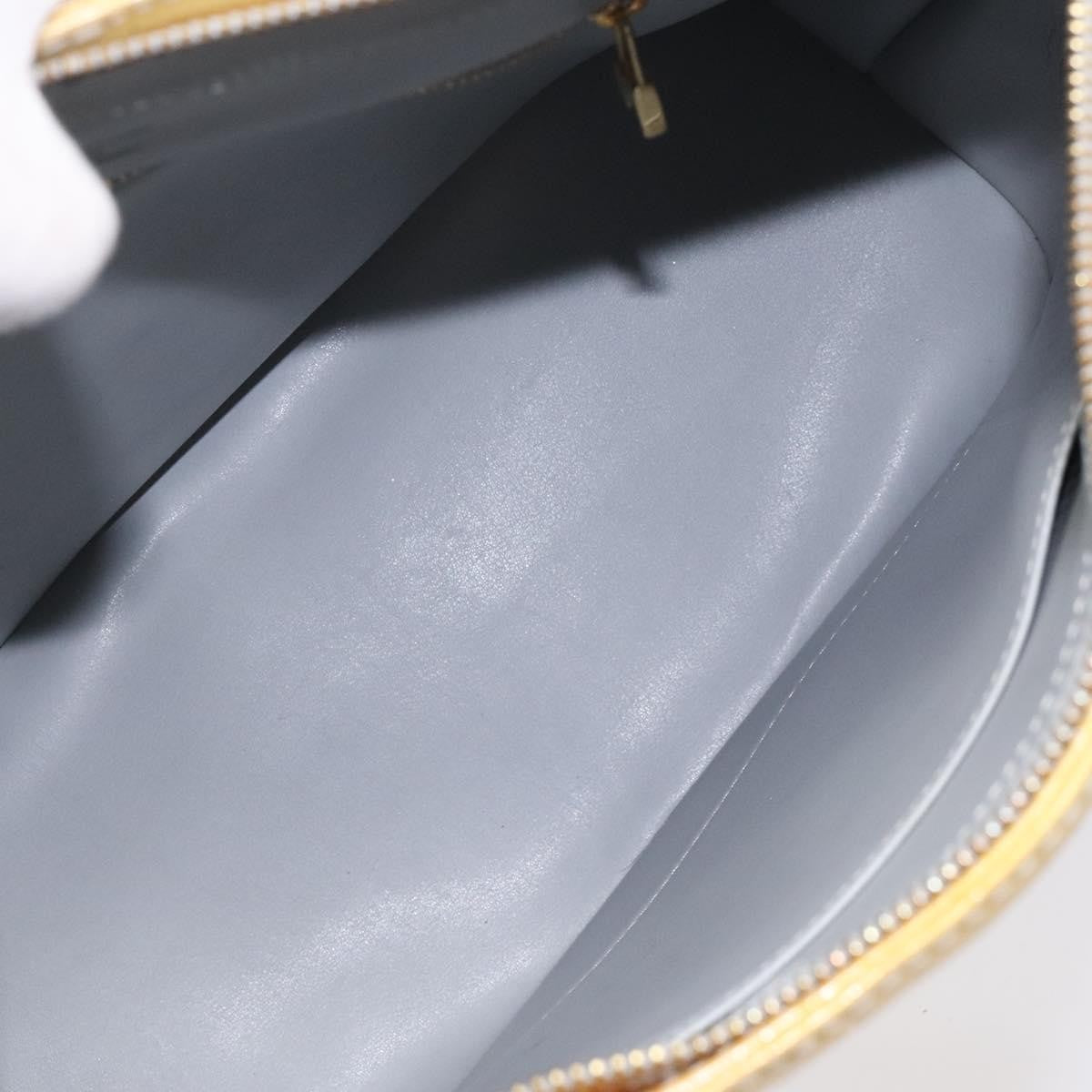 Louis Vuitton Houston Handbag Monogram Vernis Yellow Patent_Leather Handbag (Pre-Owned)