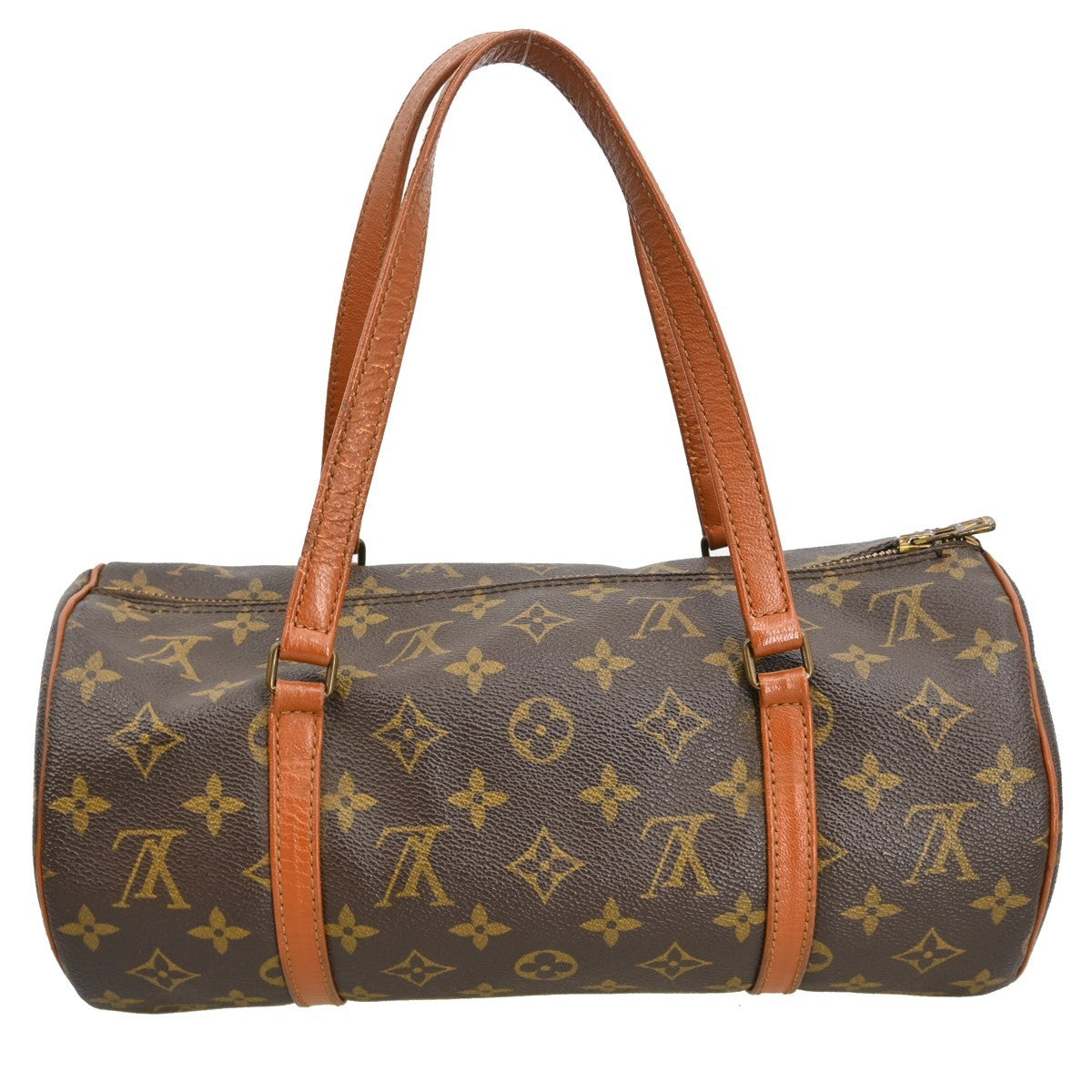 Louis Vuitton Papillon Handbag Monogram Canvas Brown Canvas Handbag (Pre-Owned)