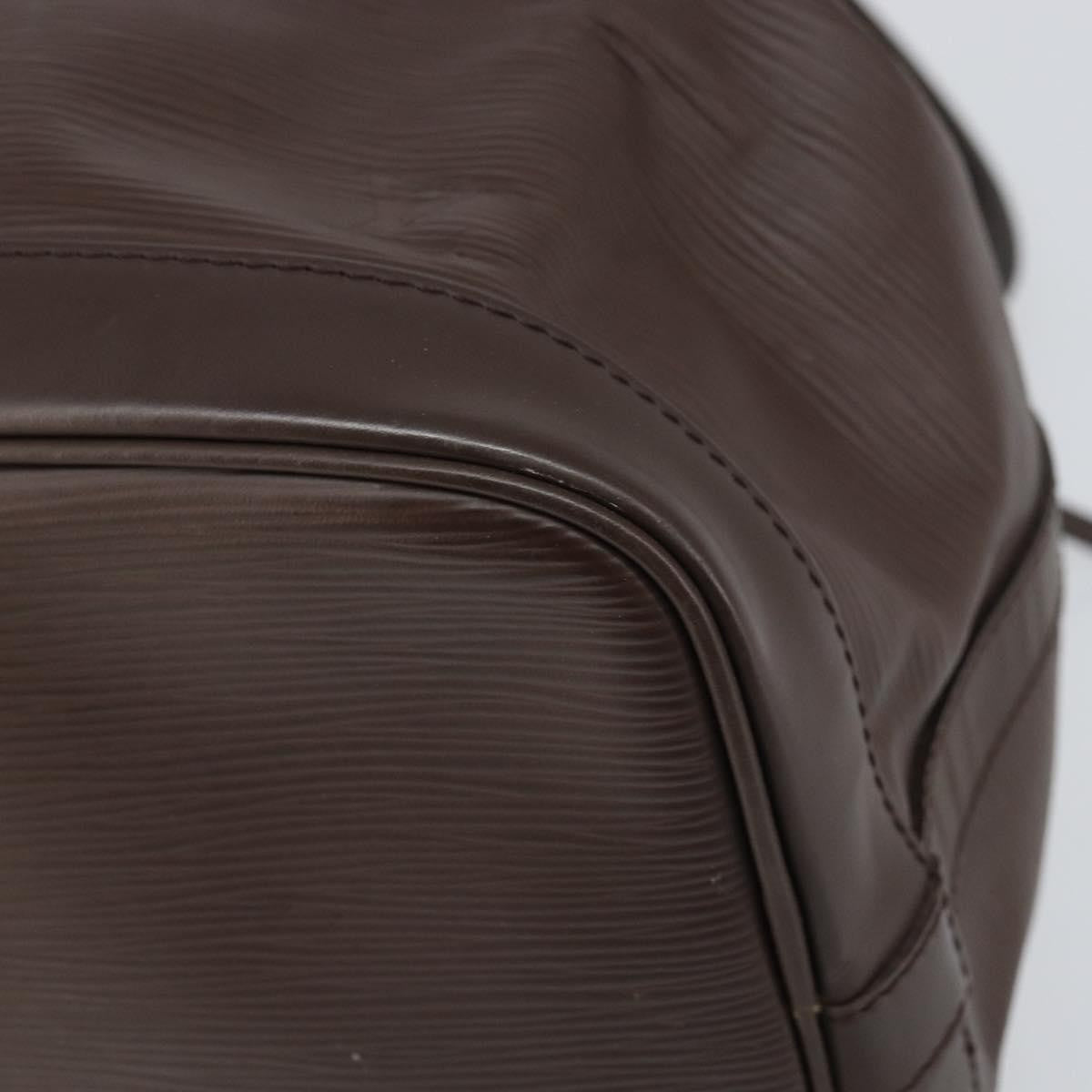 Louis Vuitton Noe Handbag Epi Leather Brown Leather Shoulder Bag Bag (Pre-Owned)