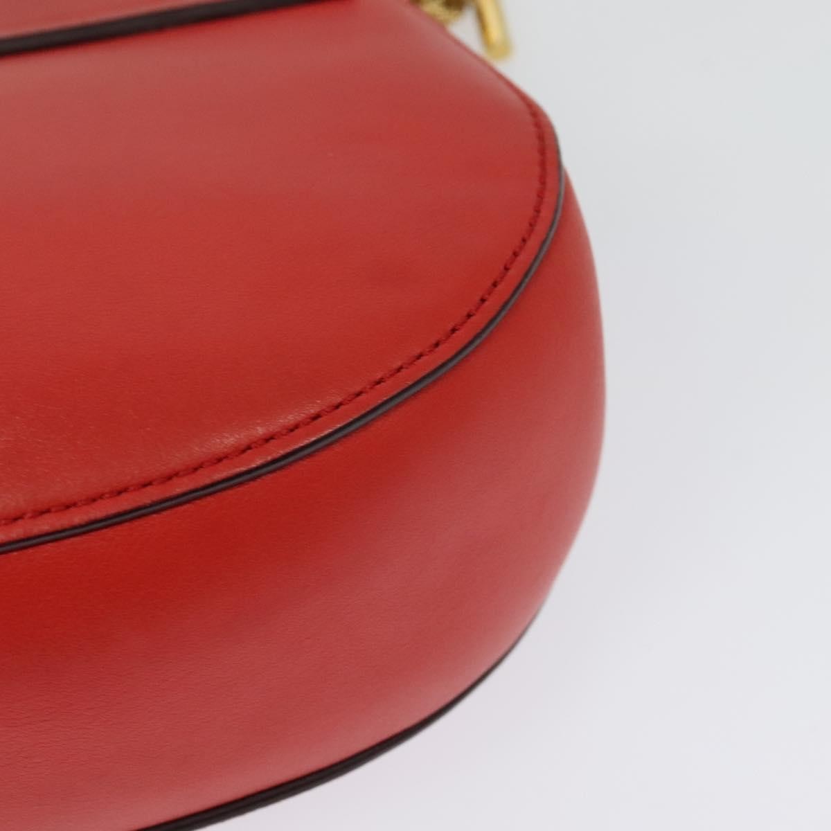 Chloe Drew Crossbody Bag Leather And Suede Red Suede Shoulder Bag Bag (Pre-Owned)